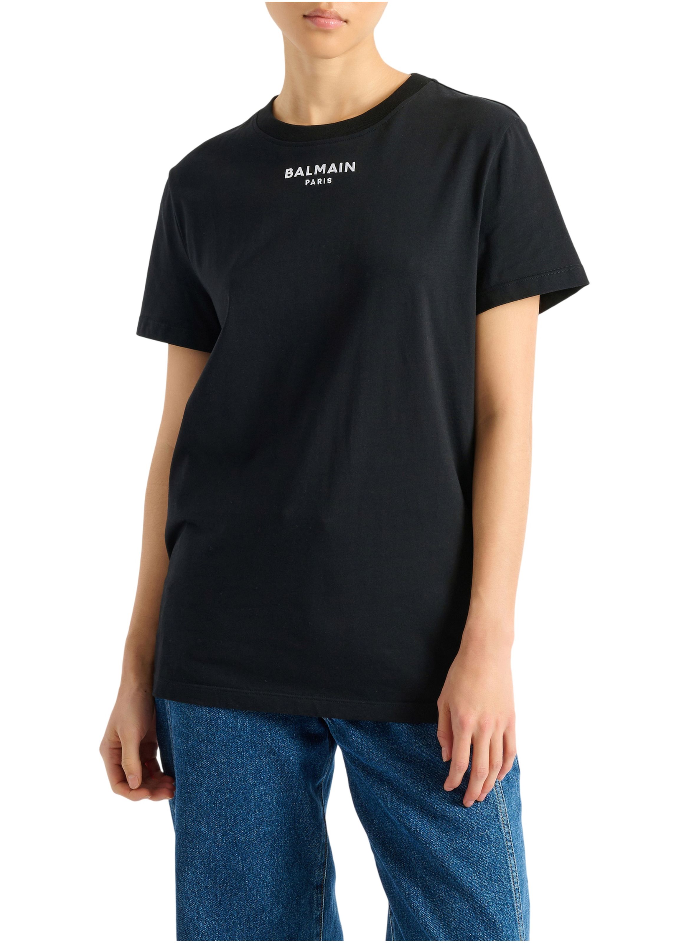 T-shirt balmain paris brodé BALMAIN Noir