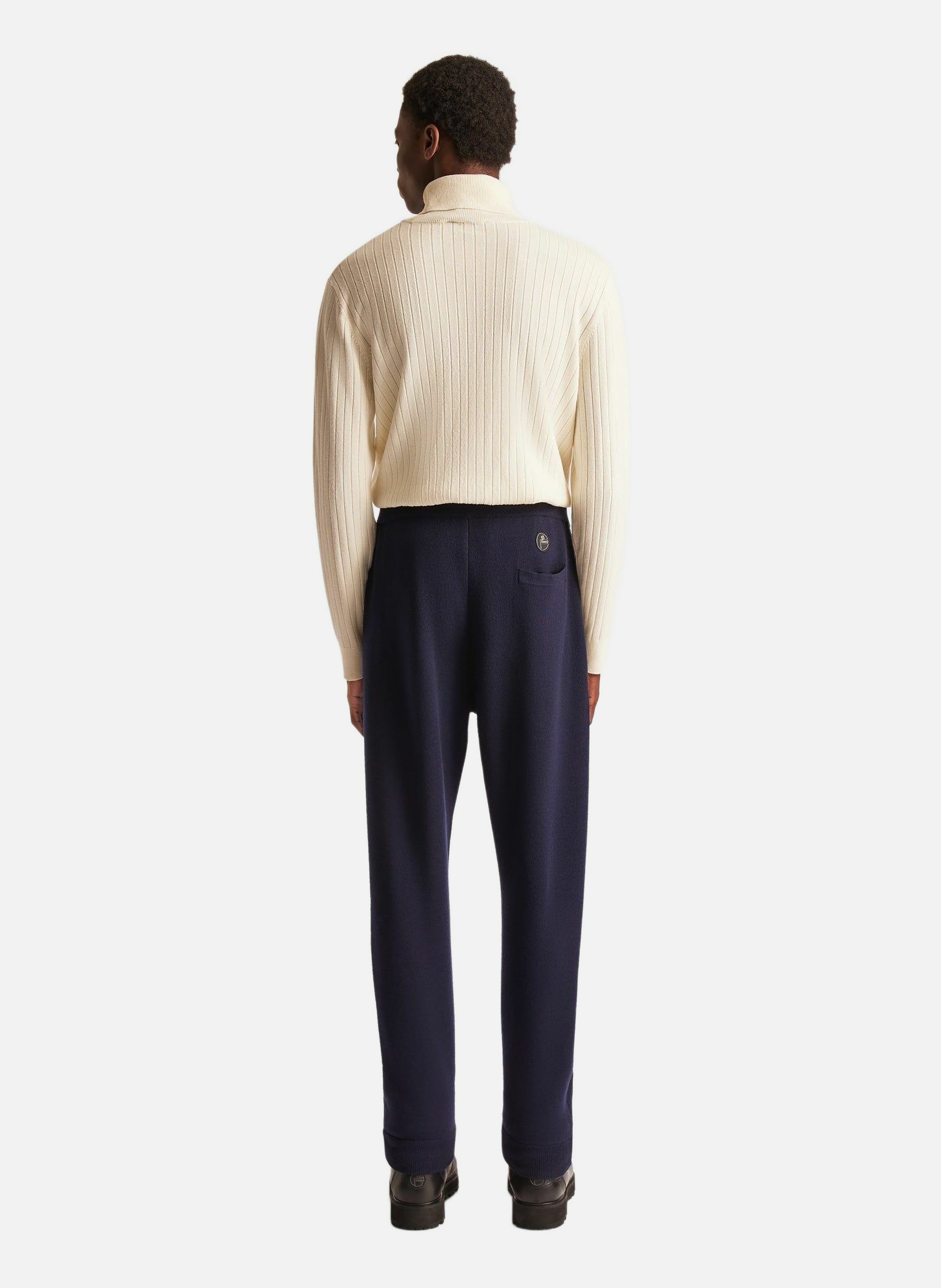 Pantalon gaston coupe ample Bleu