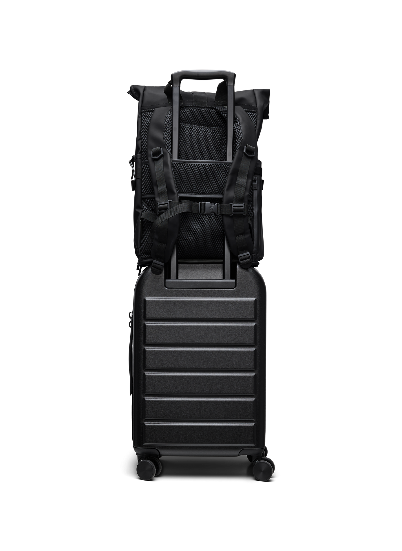 Sac à dos Texel Moulded Backpack imperméable RAINS Noir