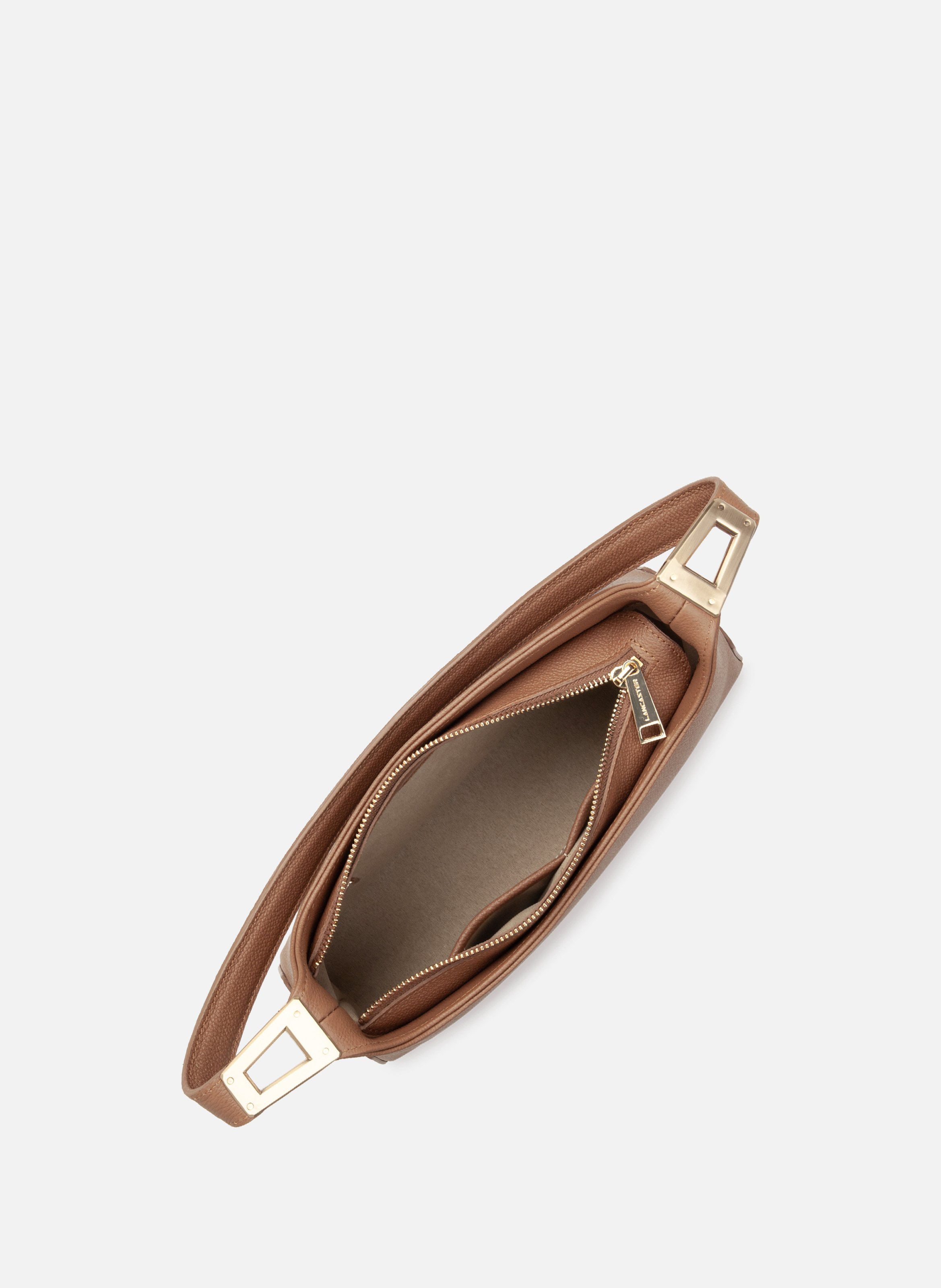 Sac rectangle - lychee ace LANCASTER Marron