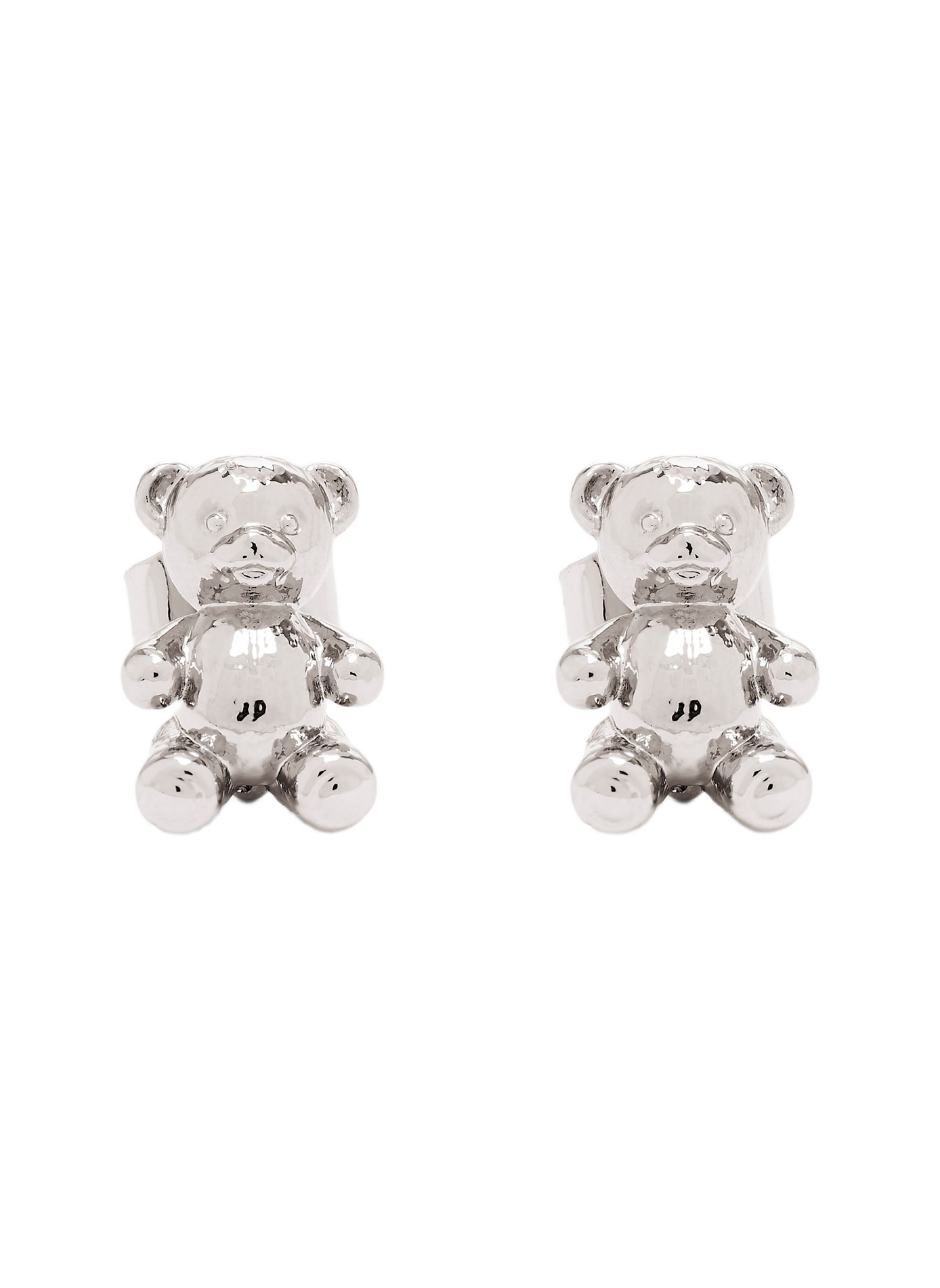 Boucles d'oreilles stud The Teddy Bear MARC JACOBS Argent
