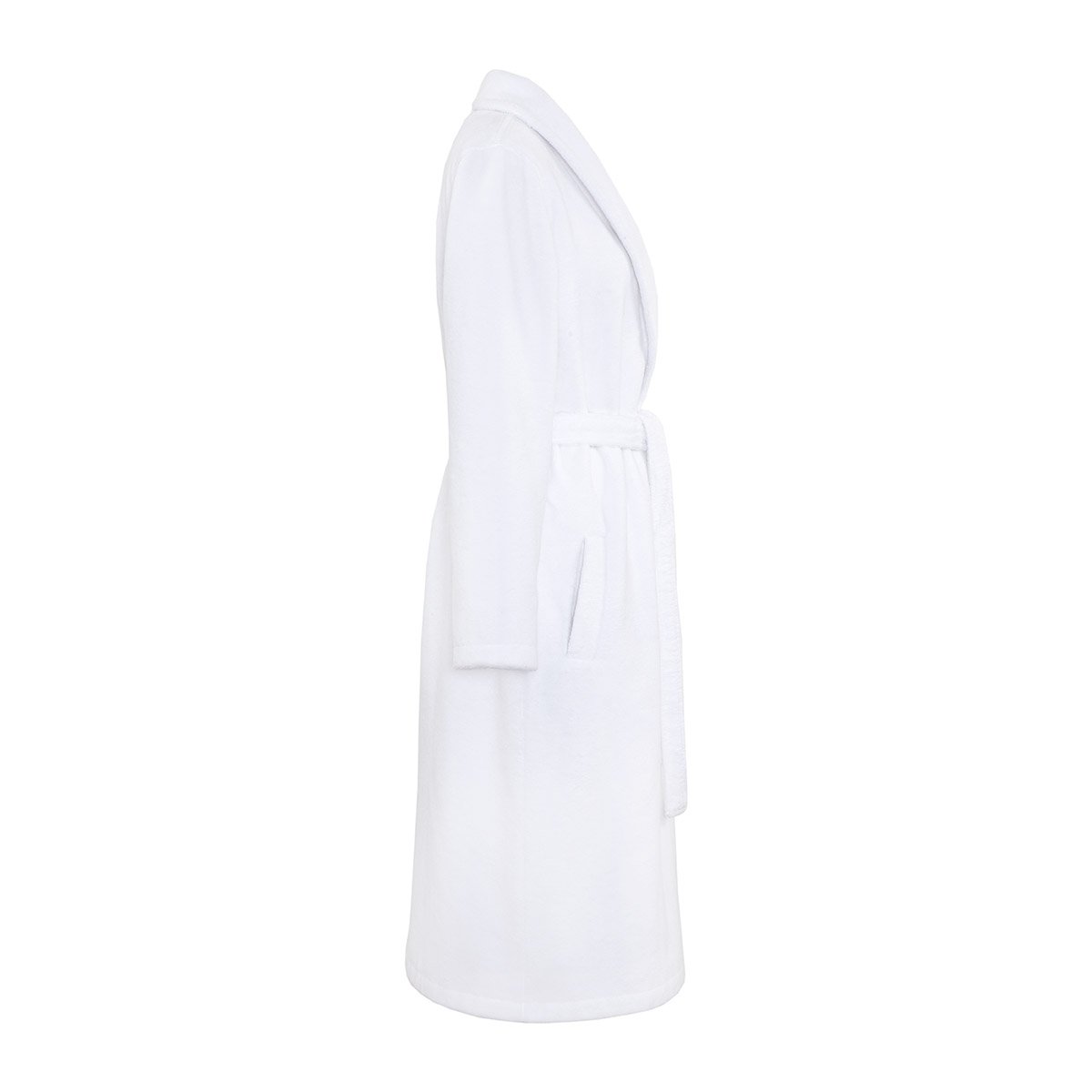 Peignoir long en polaire, decembre DESFORGES Blanc