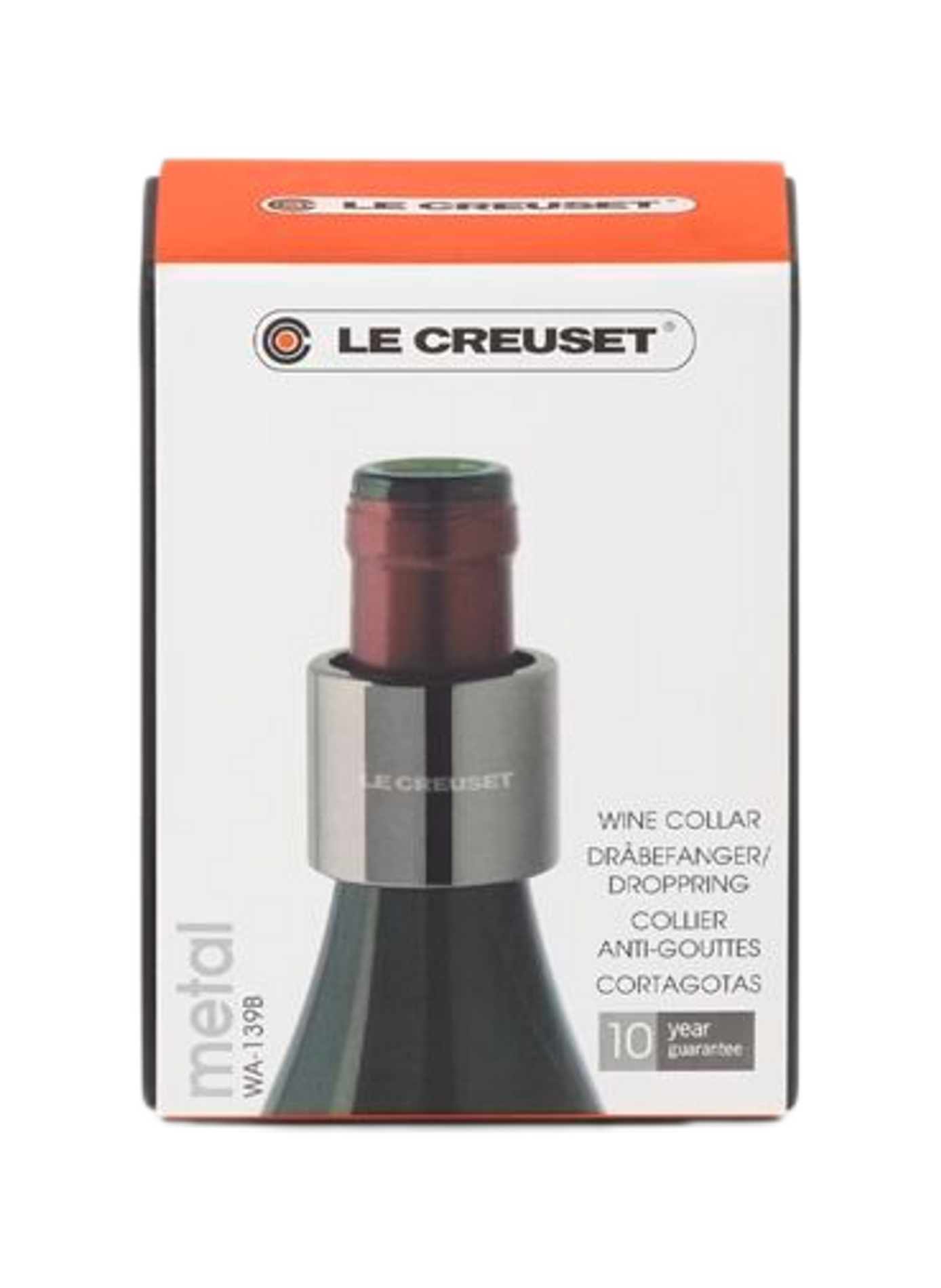 Tropfenstopp-Halskette WA-139 aus Metall LE CREUSET Schwarz