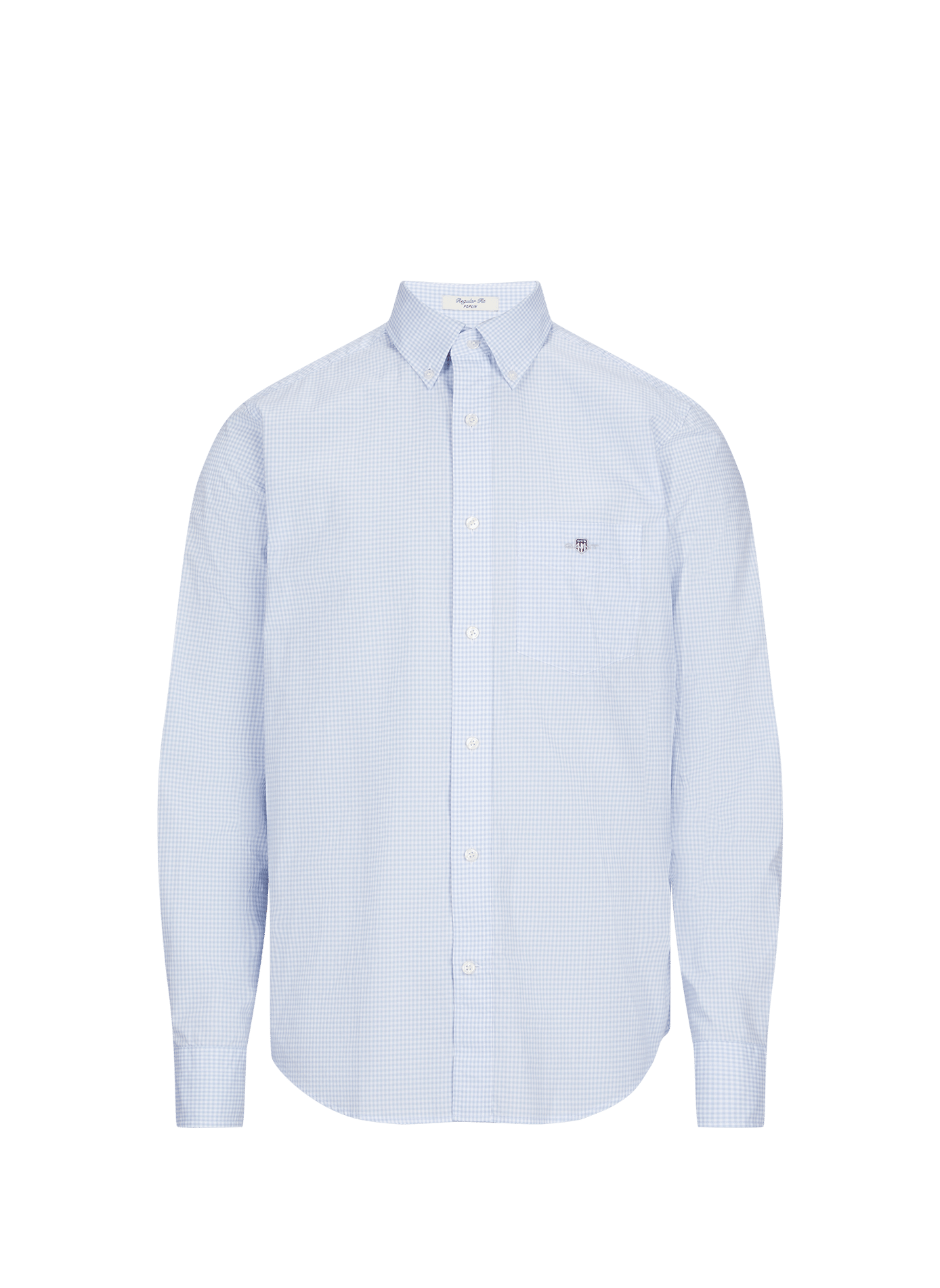 Chemise à carreaux col américain en coton GANT Bleu