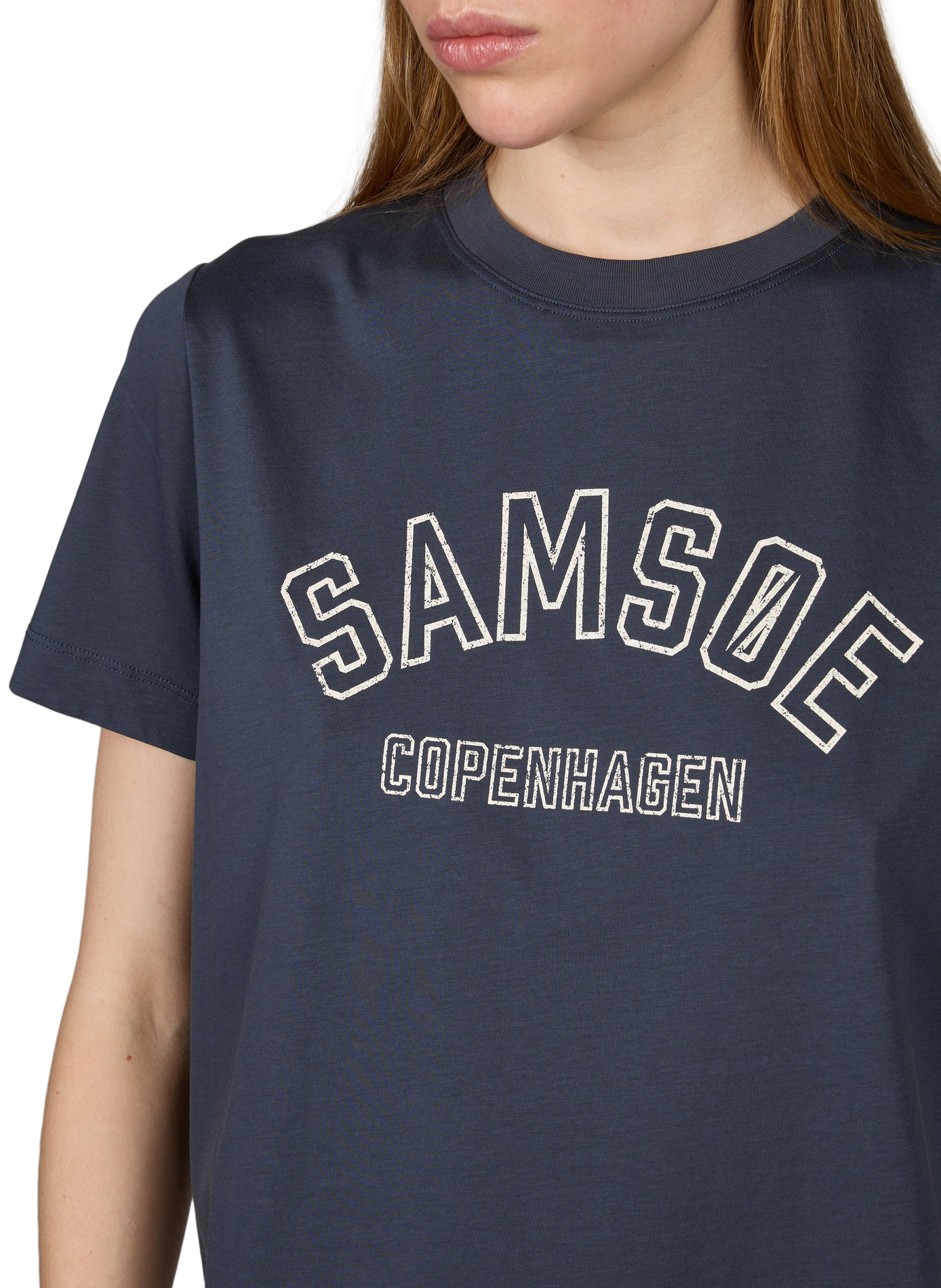 T-shirt Sacamino SS SAMSOE SAMSOE Bleu