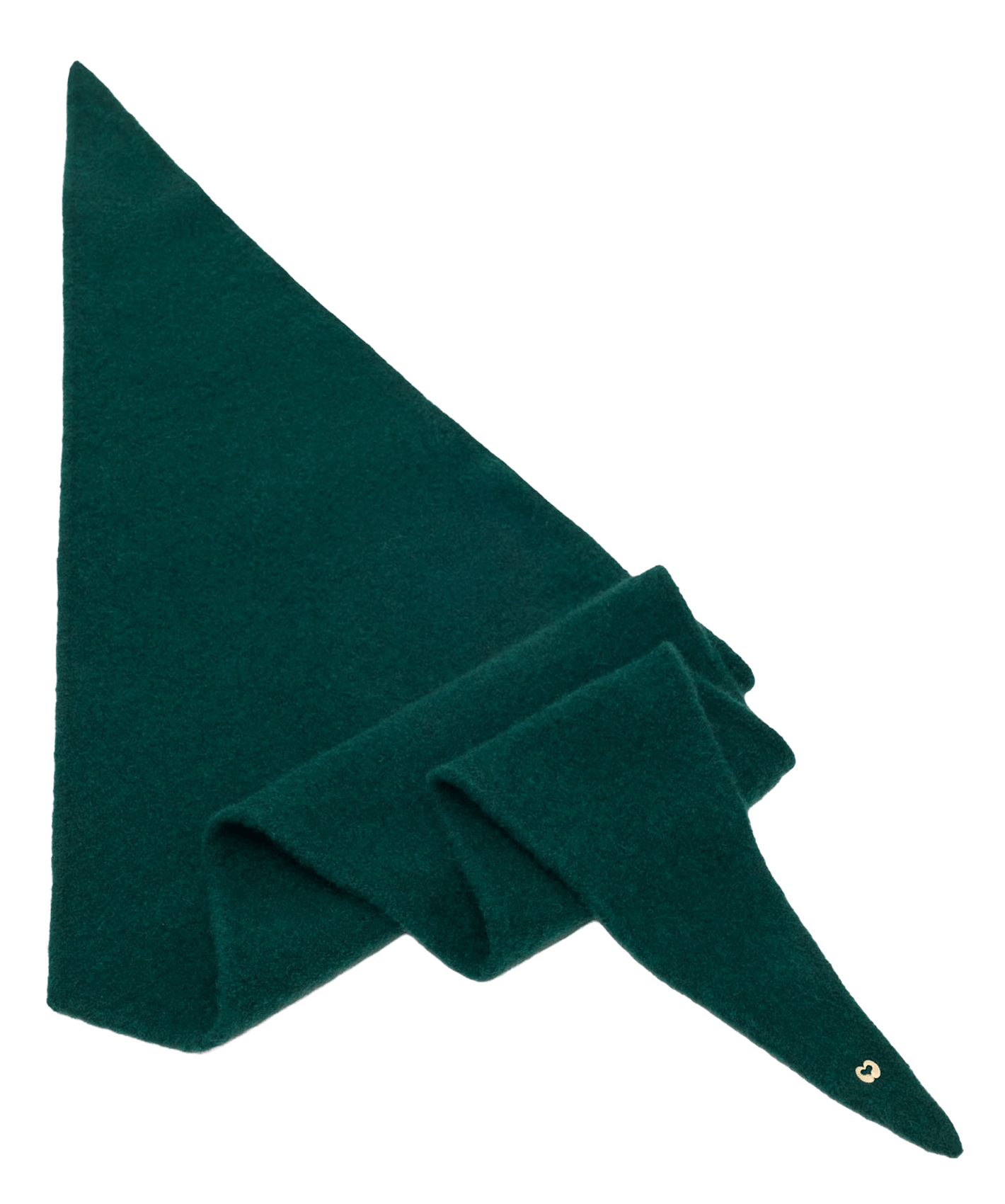 Echarpe triangle en laine mélangée MAJE Vert