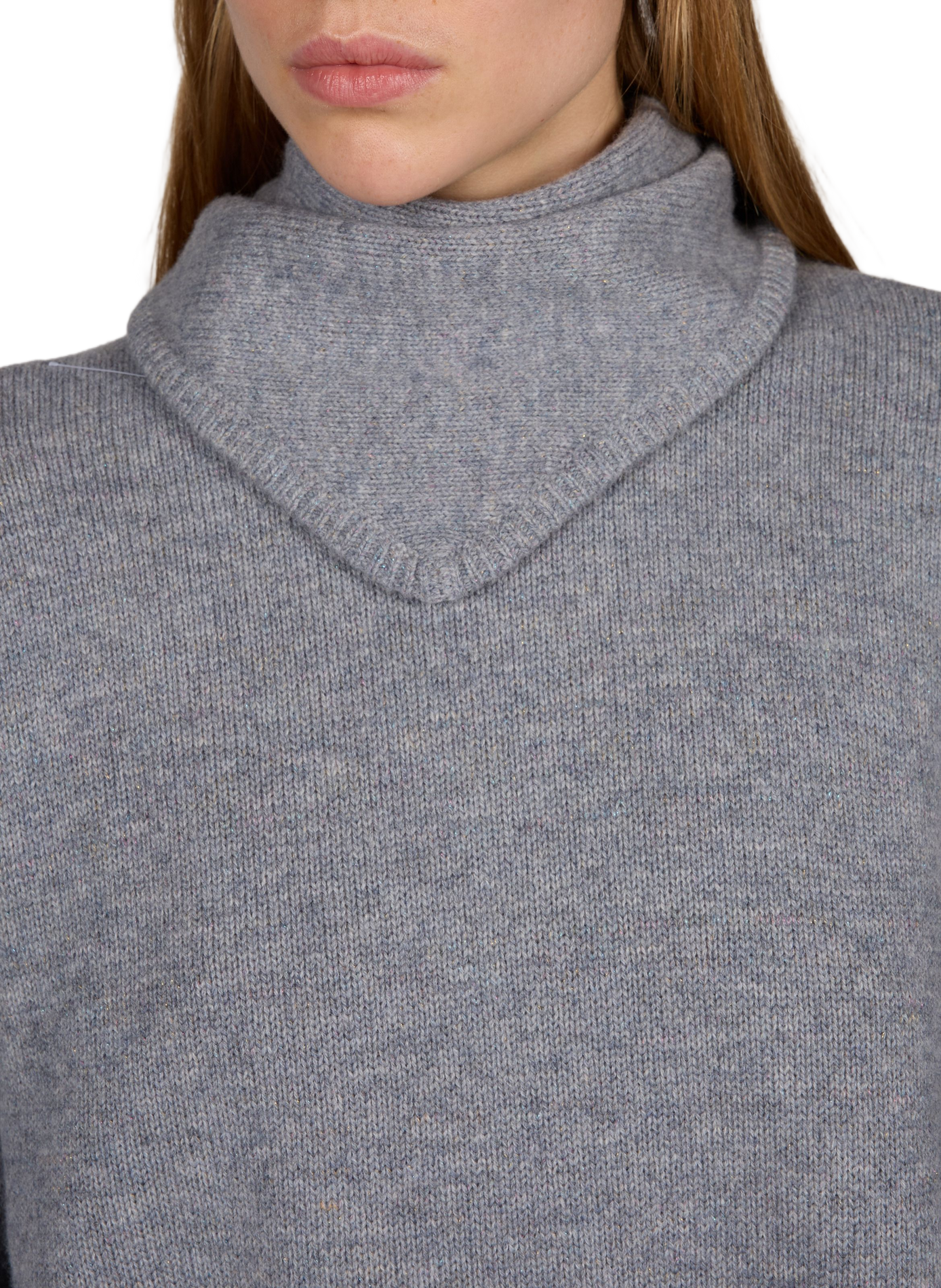 Oversized Mistral wool jumper BERENICE Grey