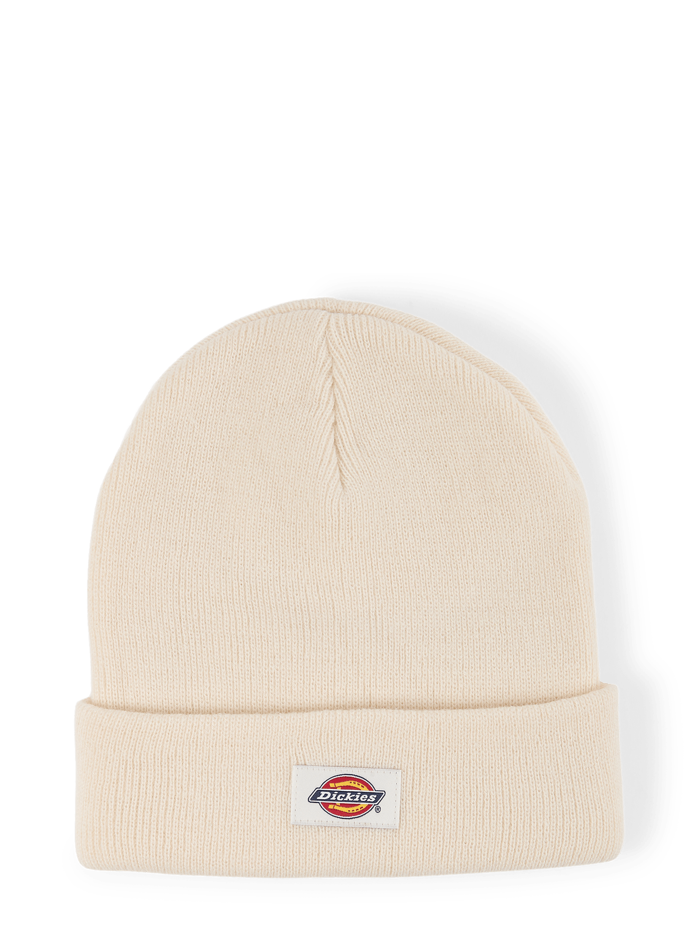 Einfarbige Rippstrickmütze DICKIES Beige