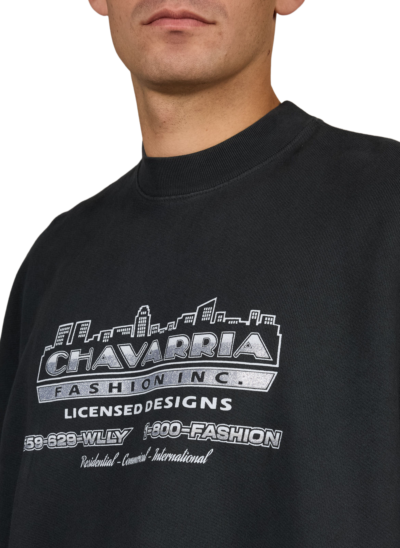 Loose-Fitting Sleeveless Cotton Crew-Neck Sweatshirt WILLY CHAVARRIA Grey