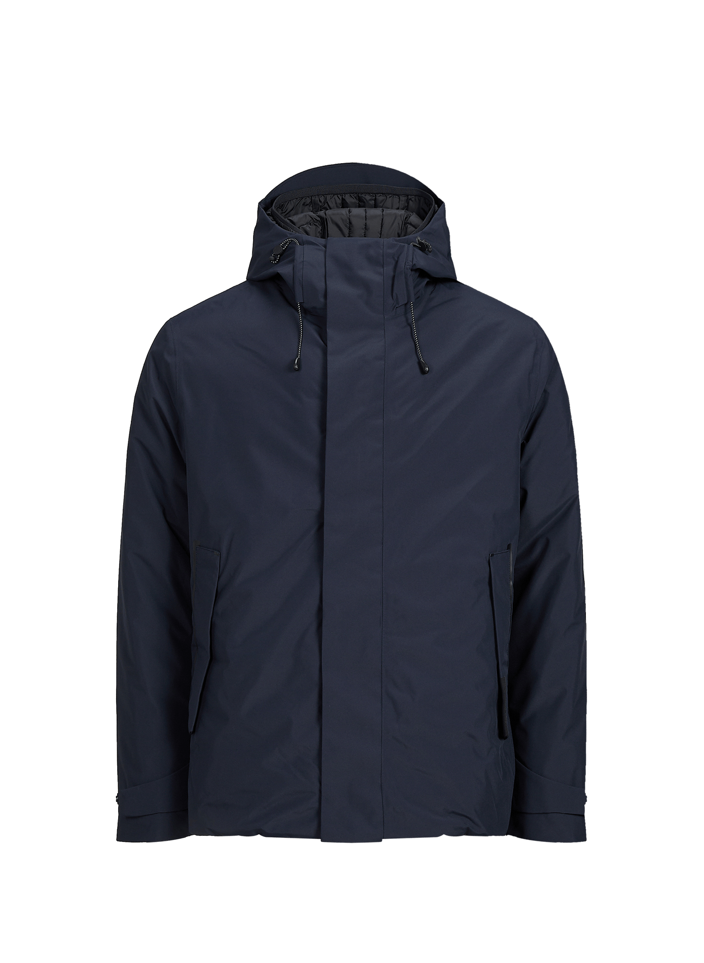 Gerade geschnittene Kapuzenparka GASPARO SAVE THE DUCK Blau