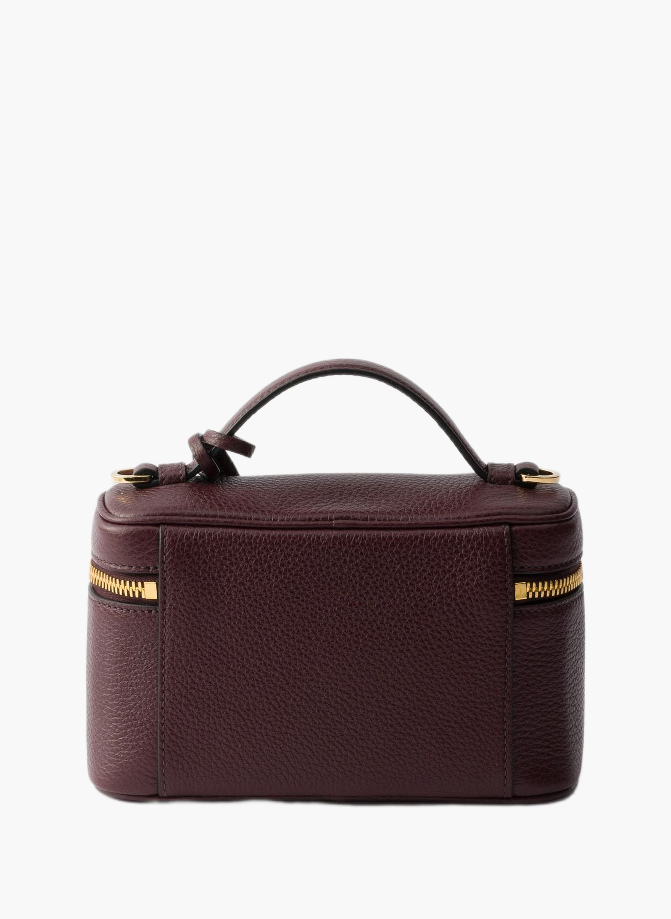 Mini sac en cuir PRADA Rouge