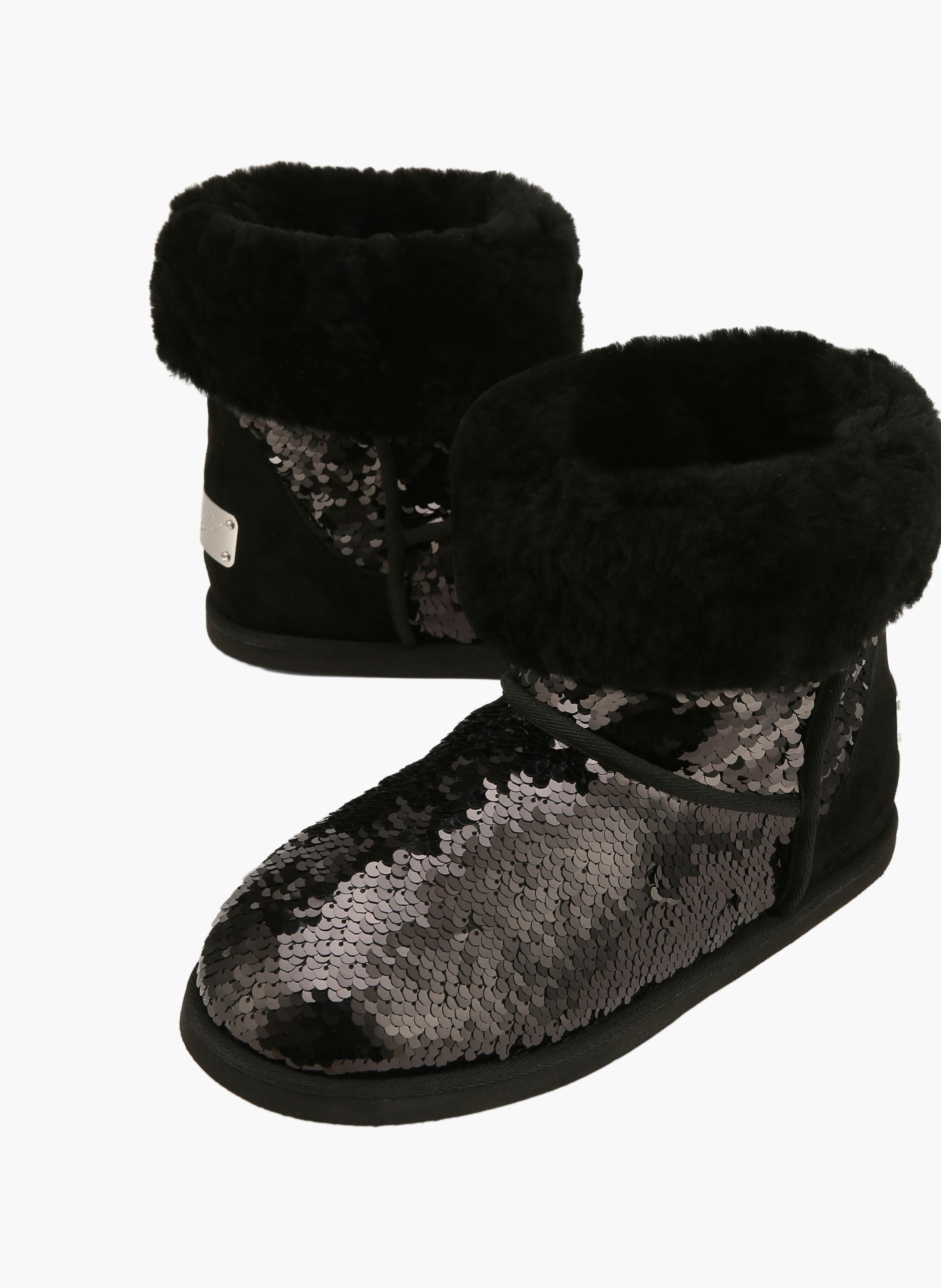 Bottines honour à sequins NAKED WOLFE Noir