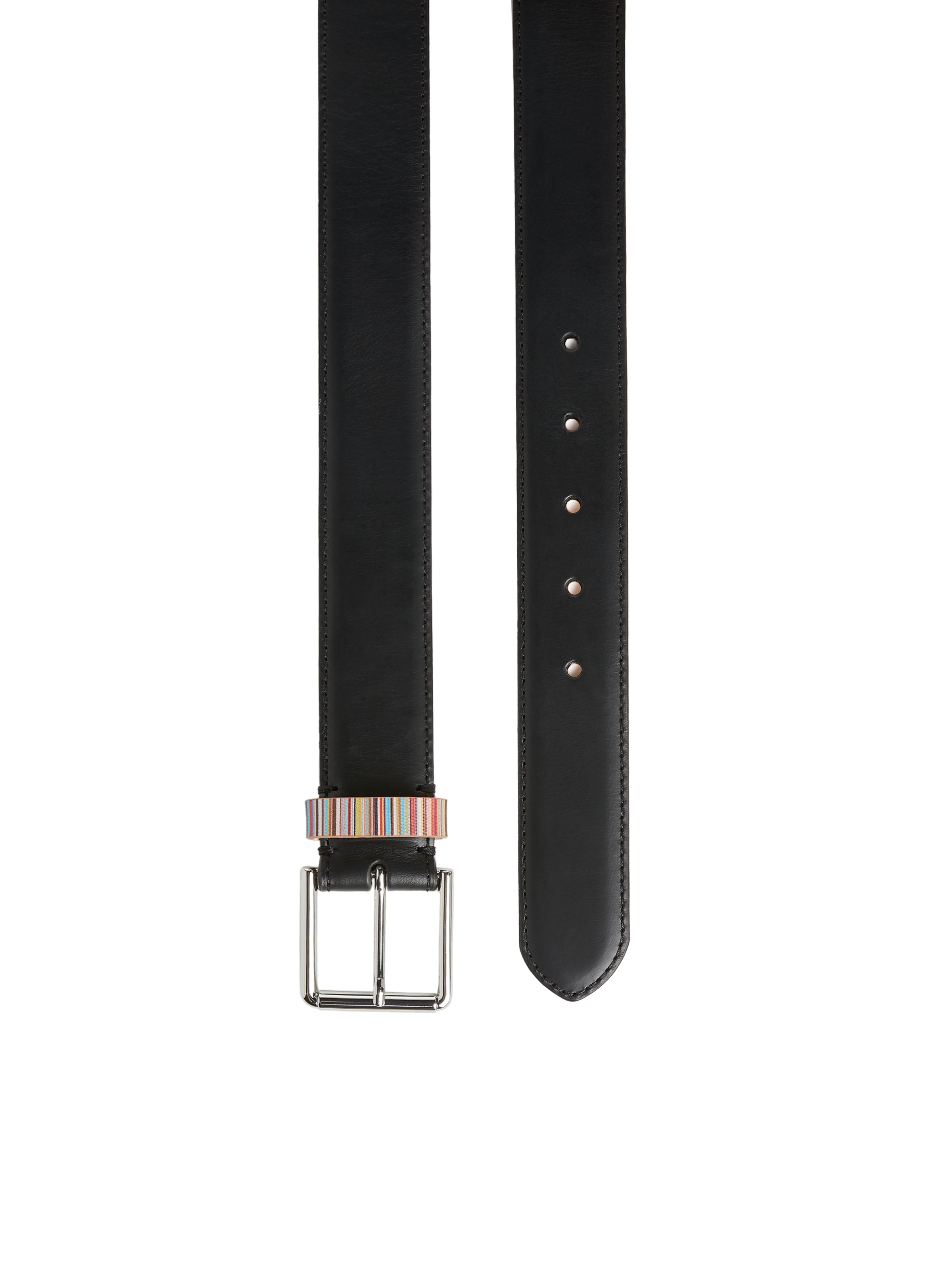 Leather belt PAUL SMITH Black
