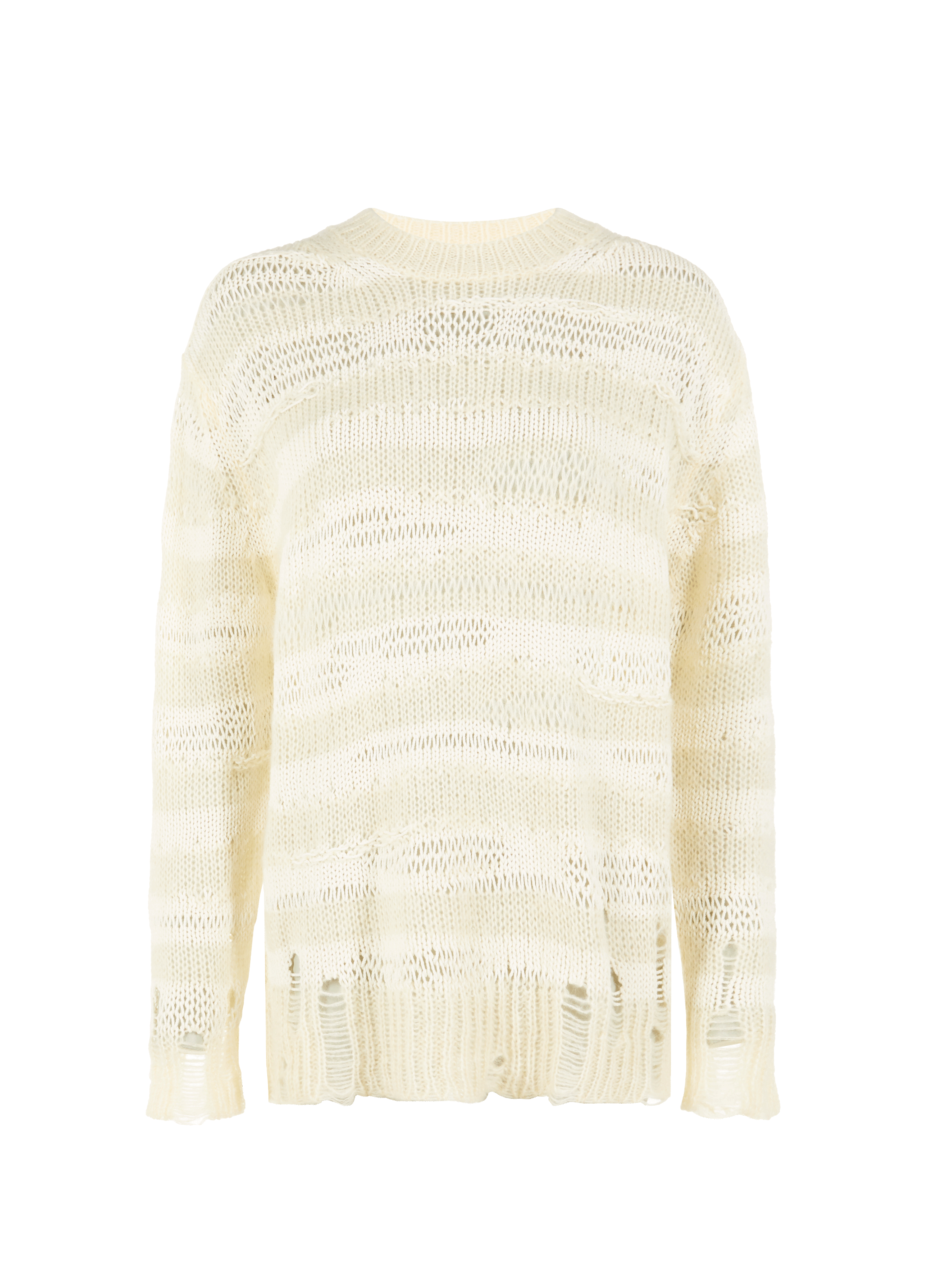 Pull en maille de coton et de mohair