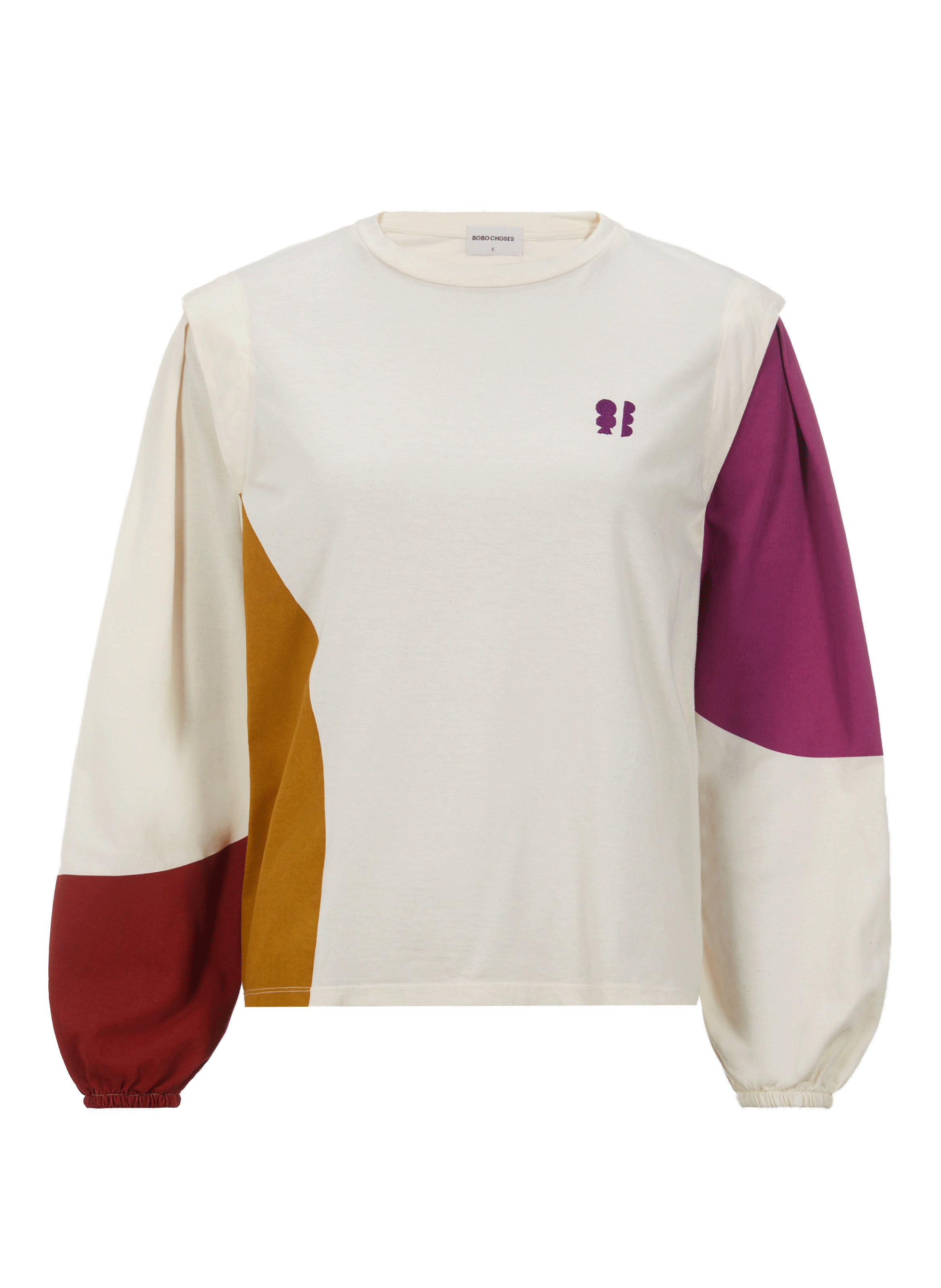 T-shirt Color Block en coton organique