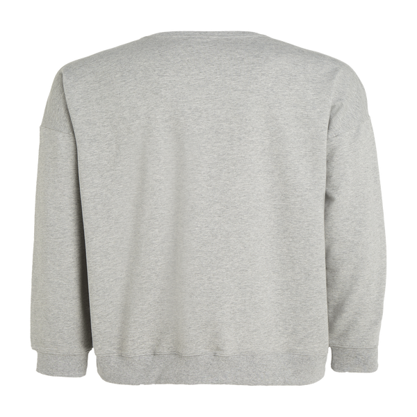 Calvin Klein Cotton Sweatshirt In Grey