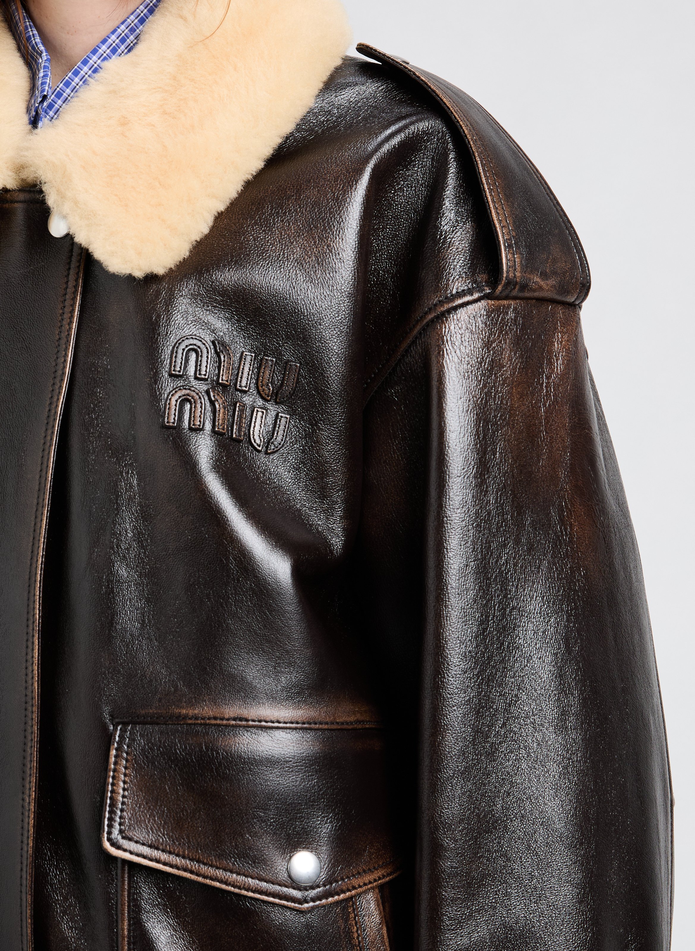 1999Aw Mouton Coat Miumiu Luxury Designer Outerwear Stylish