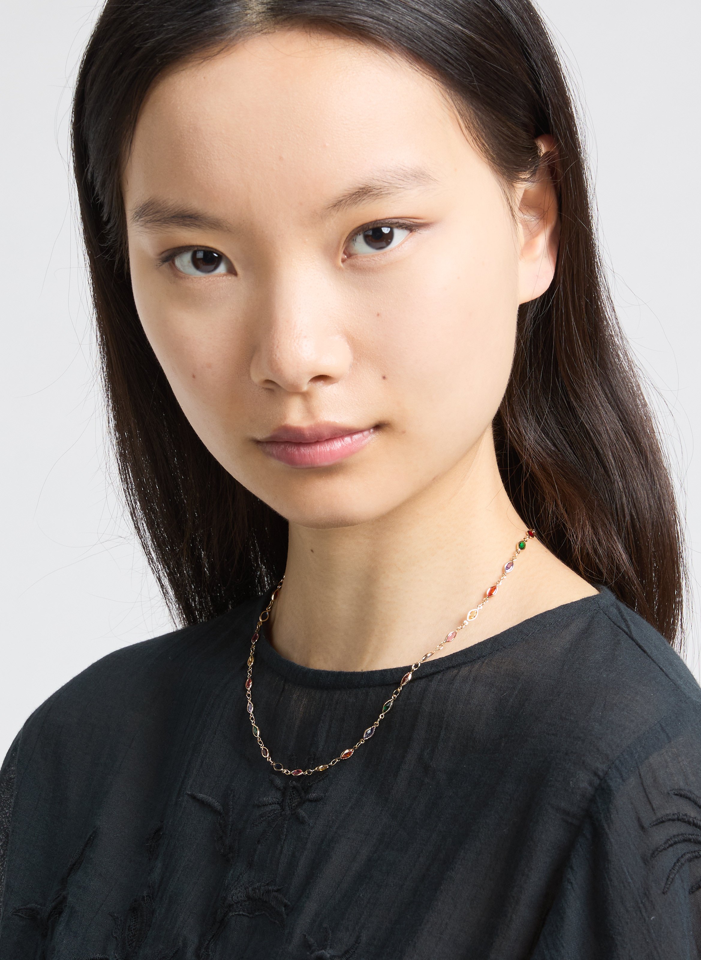 Collier à pierres fantaisies  AU PRINTEMPS PARIS Vert