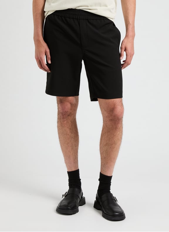 Plain shorts Black by SAMSOE SAMSOE SAMSOE SAMSOE Plain shorts Black
