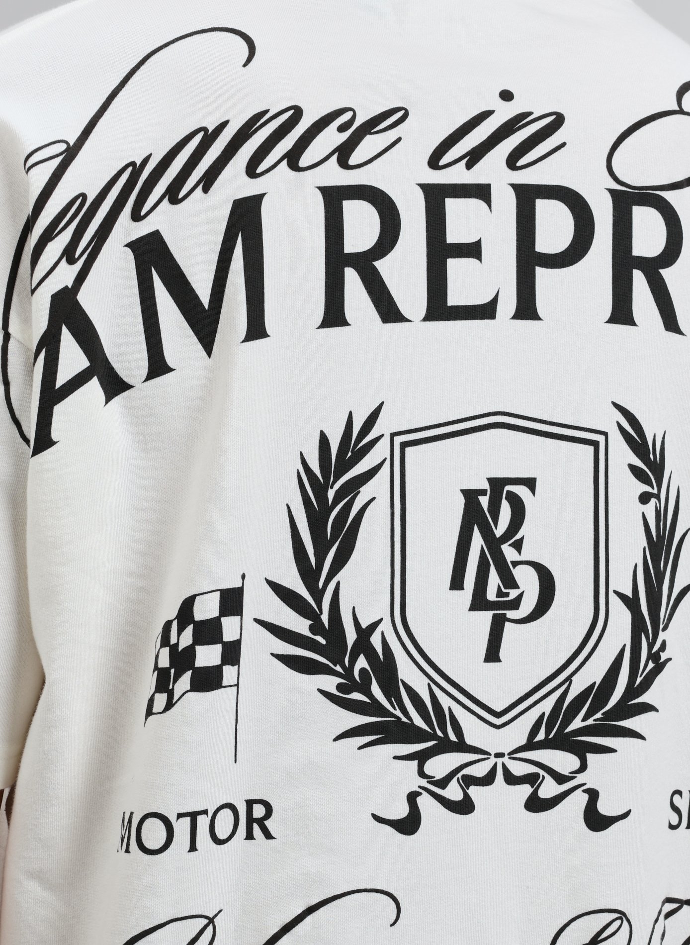 Printed cotton T-shirt REPRESENT White