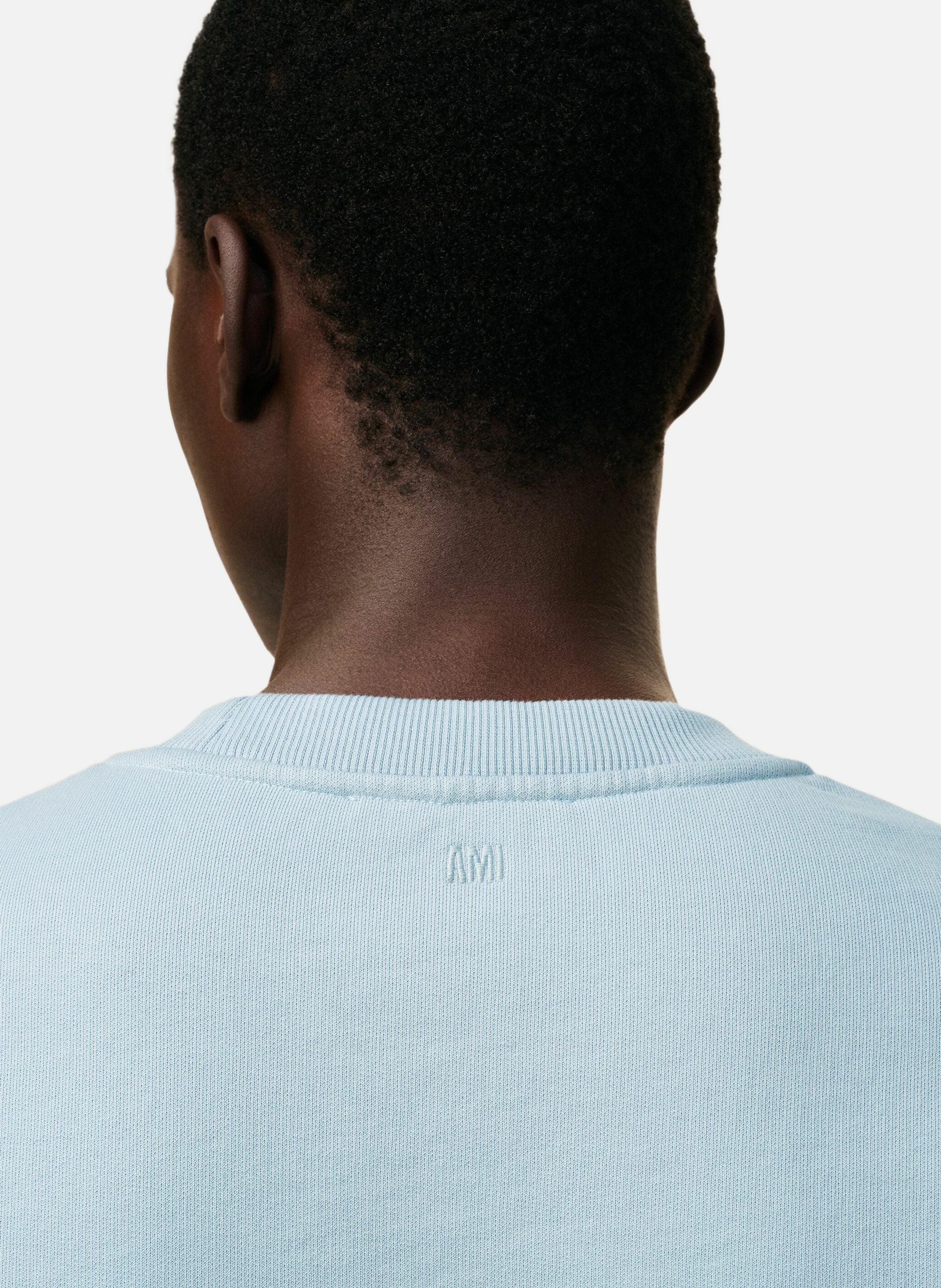 Sweatshirt ami de coeur en coton AMI PARIS Bleu