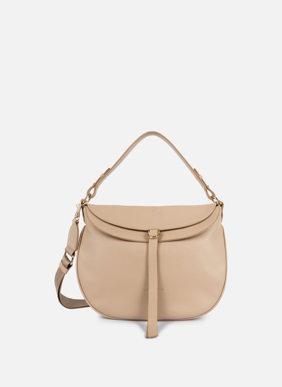 Grand sac besace - dune gaia Beige by LANCASTER LANCASTER Grand sac besace - dune gaia Beige
