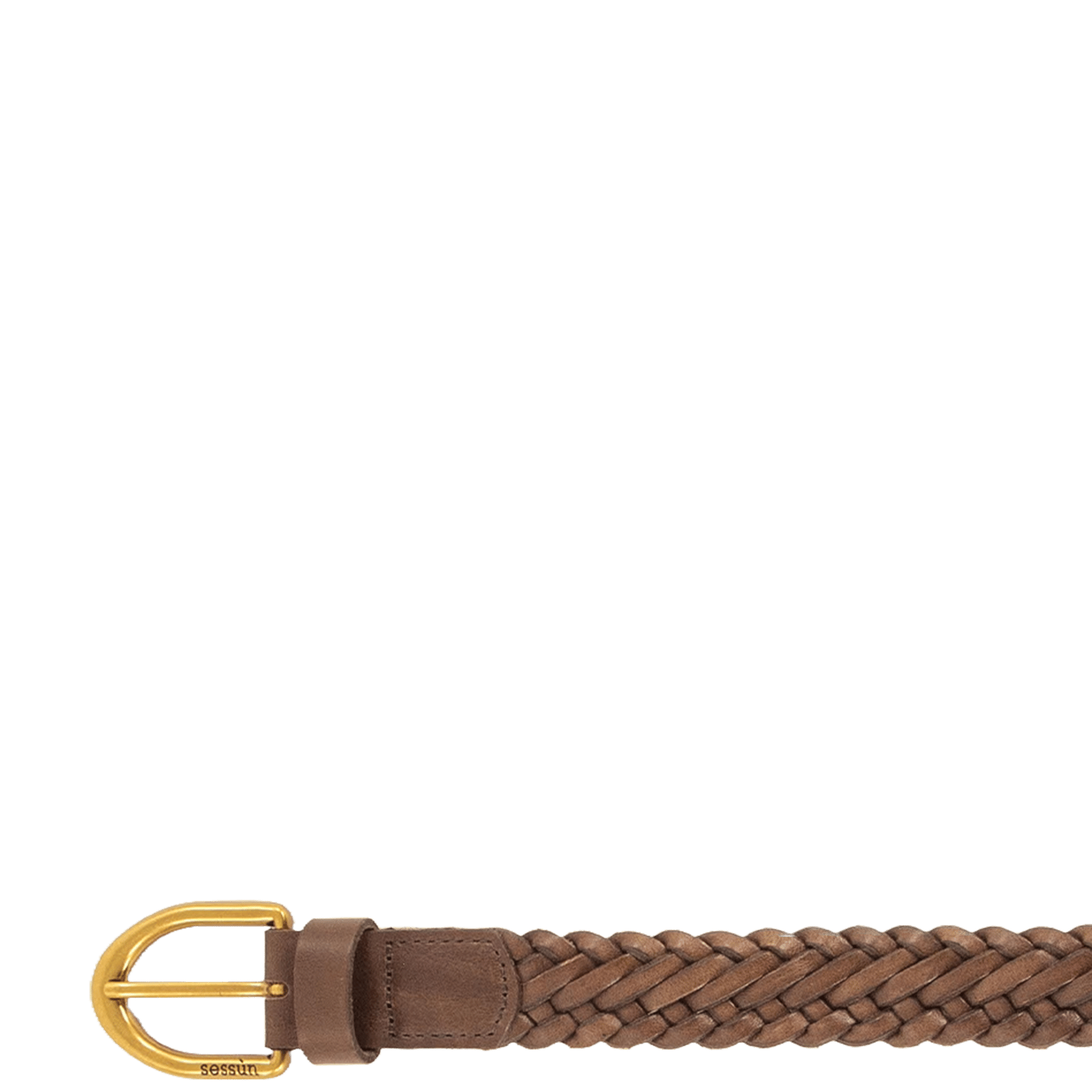 Ceinture en cuir bonito SESSUN Marron