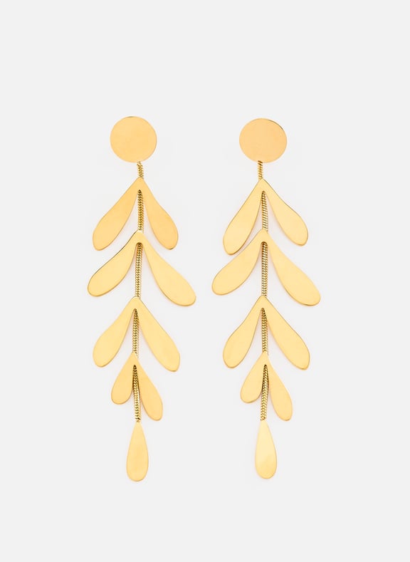 Boucles d'oreille pendantes Doré by AU PRINTEMPS PARIS AU PRINTEMPS PARIS Boucles d'oreille pendantes Doré