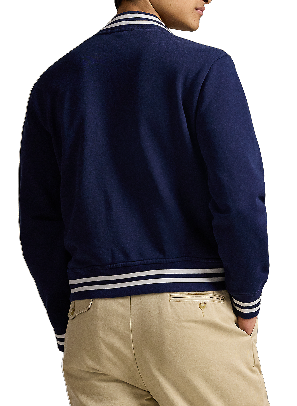 Veste en coton mélangé POLO RALPH LAUREN Bleu