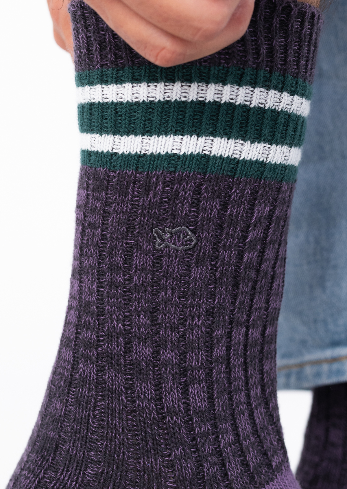 Chaussettes en coton épais club BILLYBELT Violet