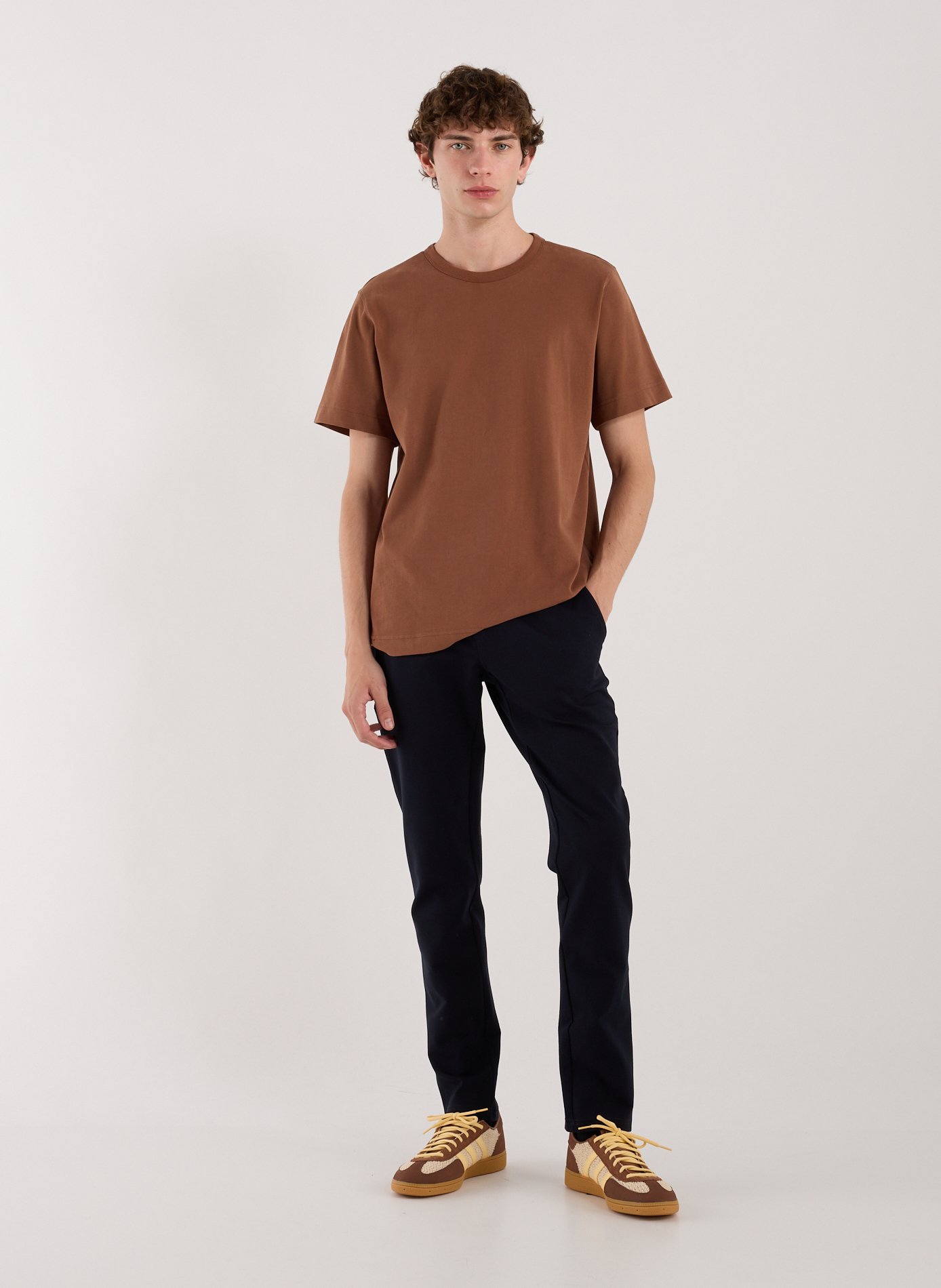 Bedford slim-fit cotton trousers 1789 CALA Blue