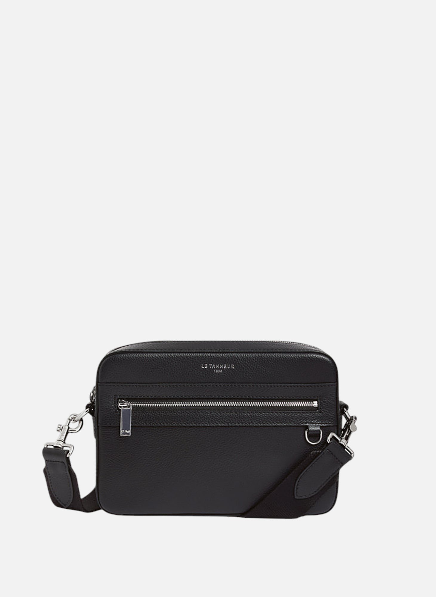 Petite sacoche emile en cuir grainé LE TANNEUR Noir