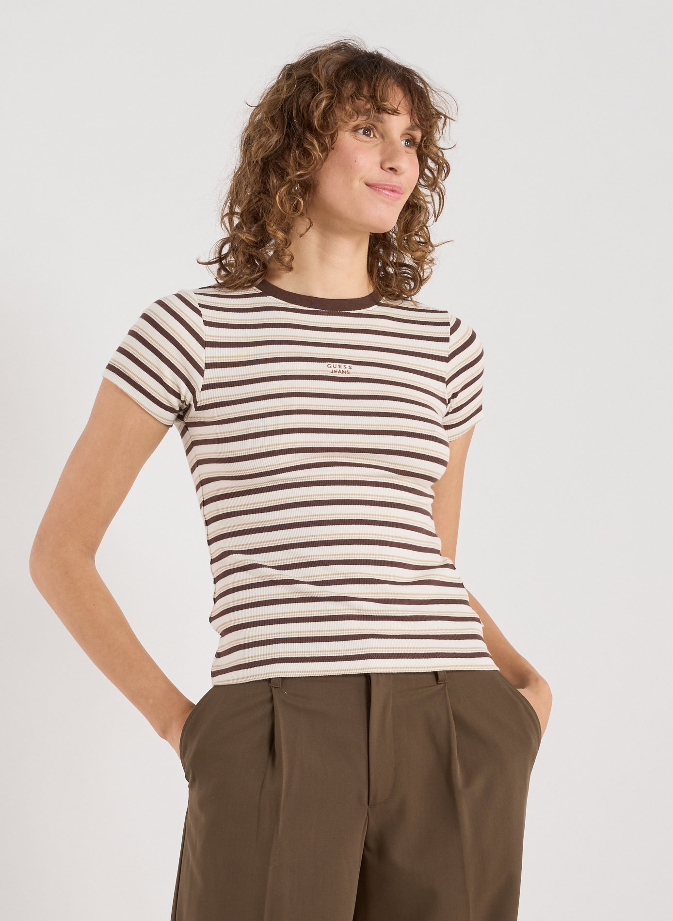 GUESS Striped T-shirt Multicolour