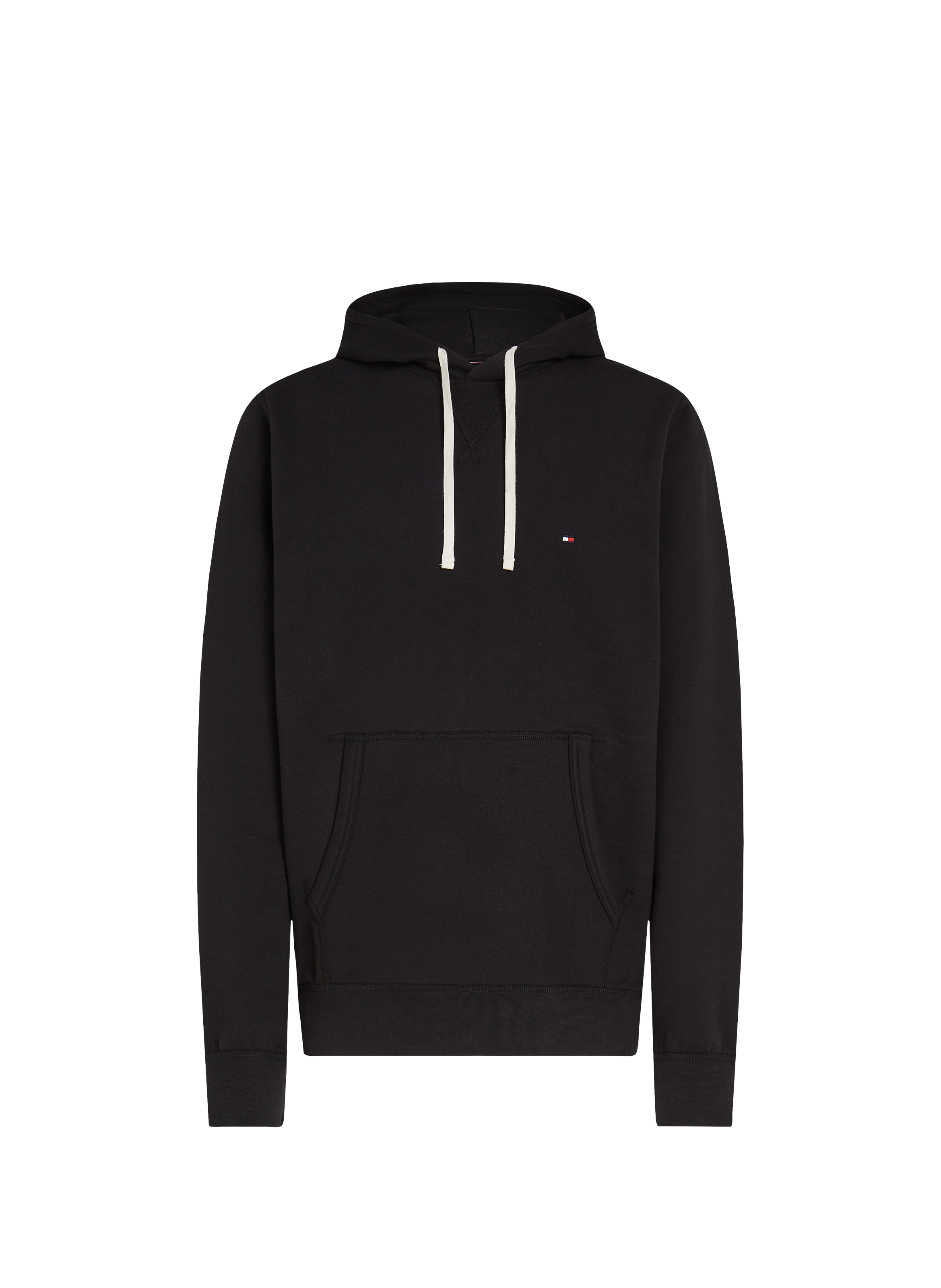 TOMMY HILFIGER Hoodie en coton Noir