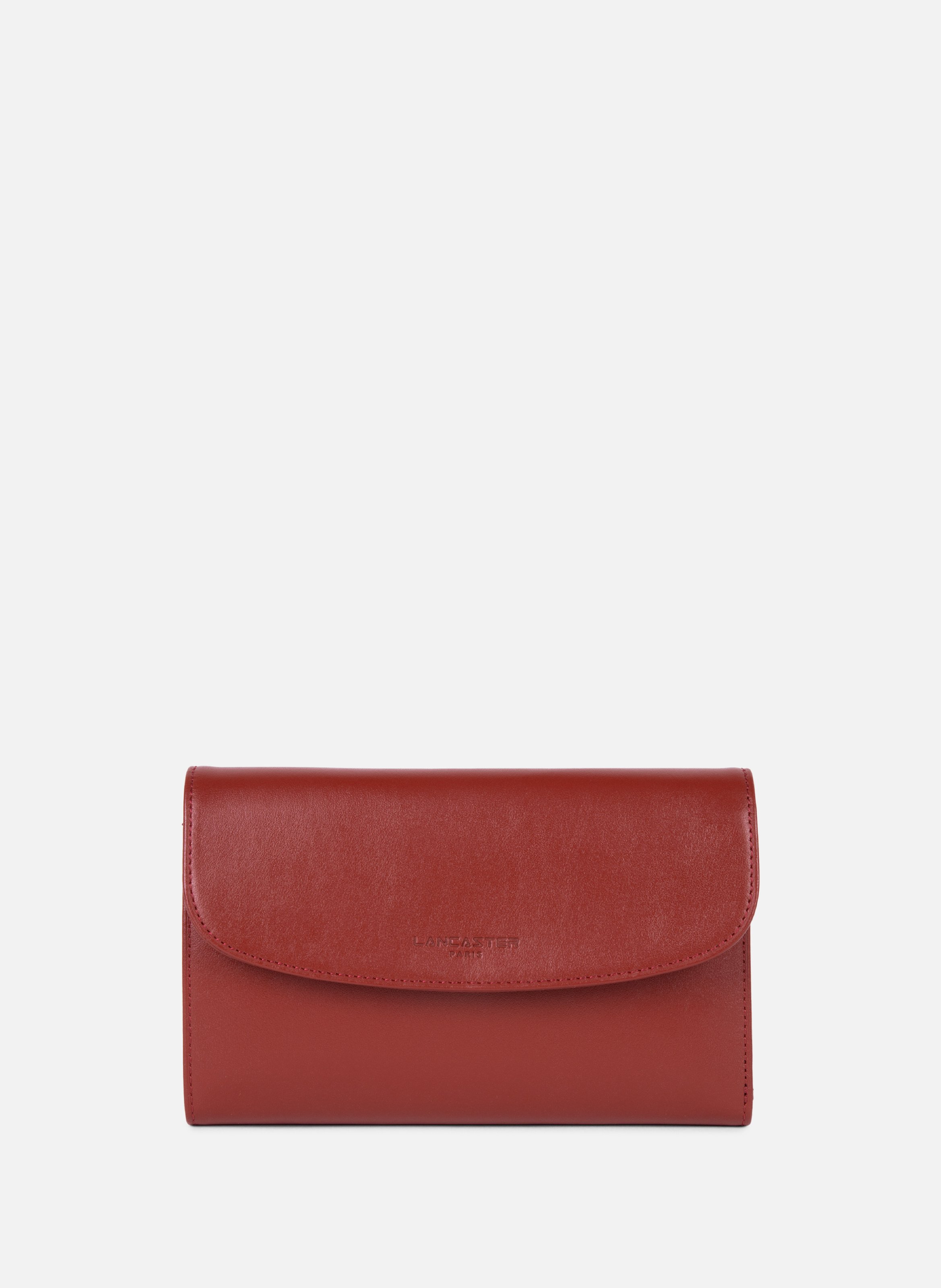 LANCASTER Back to back organizer wallet - Paris PM Red