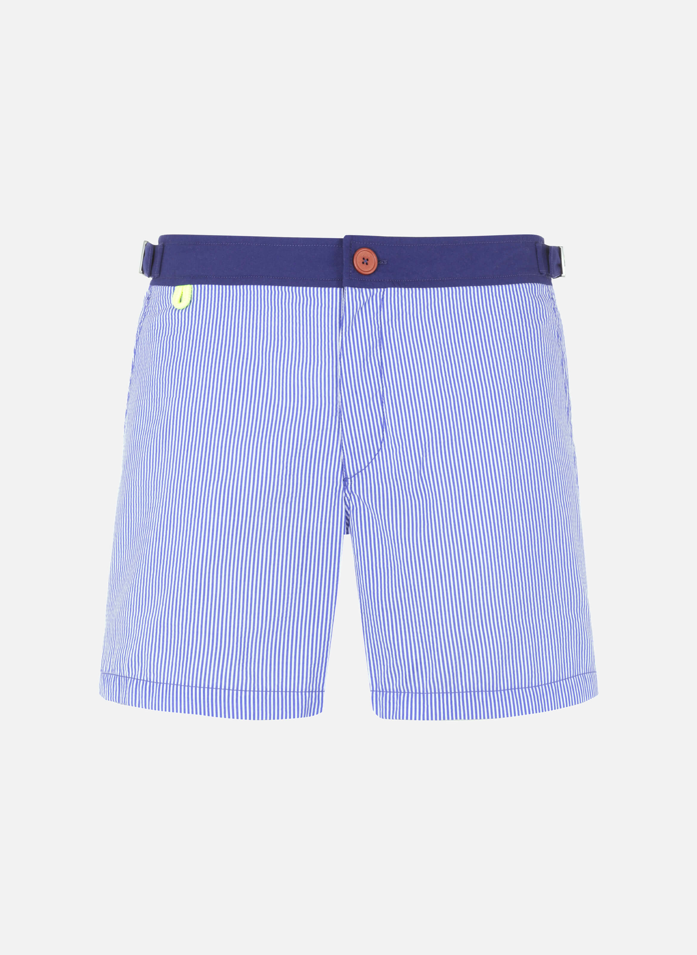 Short de bain seersucker GILI'S Bleu