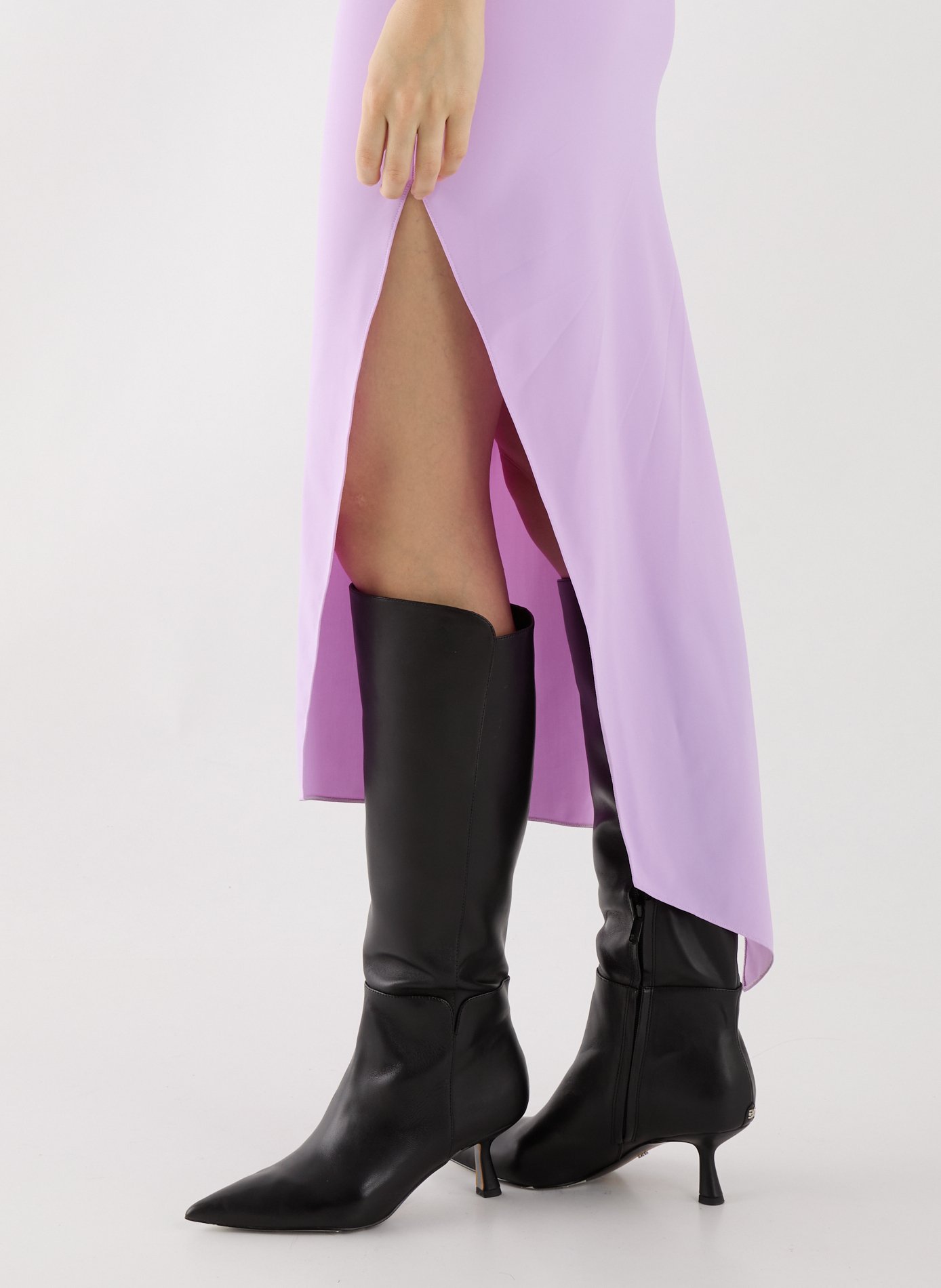 Flower Midi Dress with Flowers COPERNI Purple