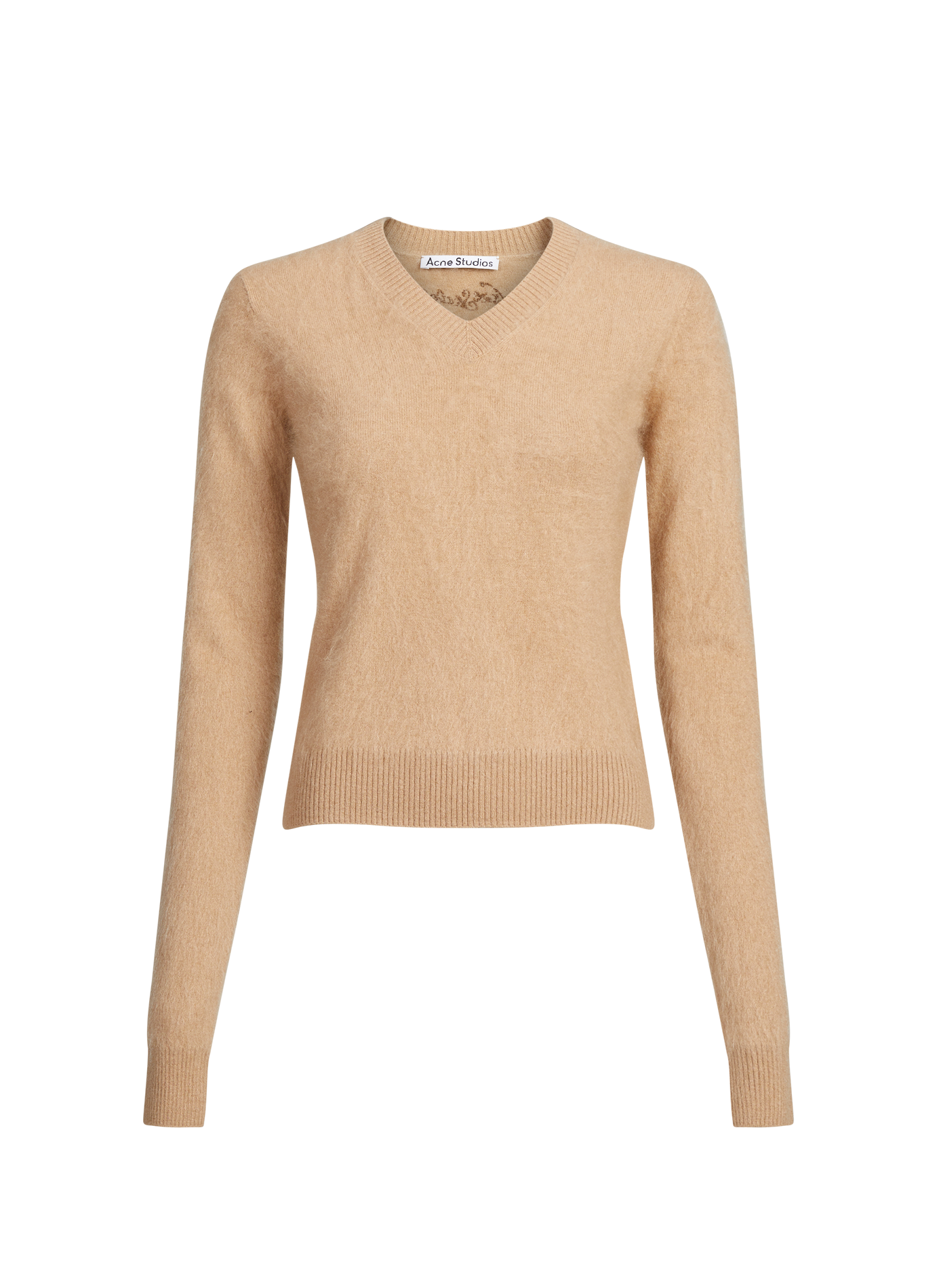  Cashmere V-neck jumper ACNE STUDIOS Brown