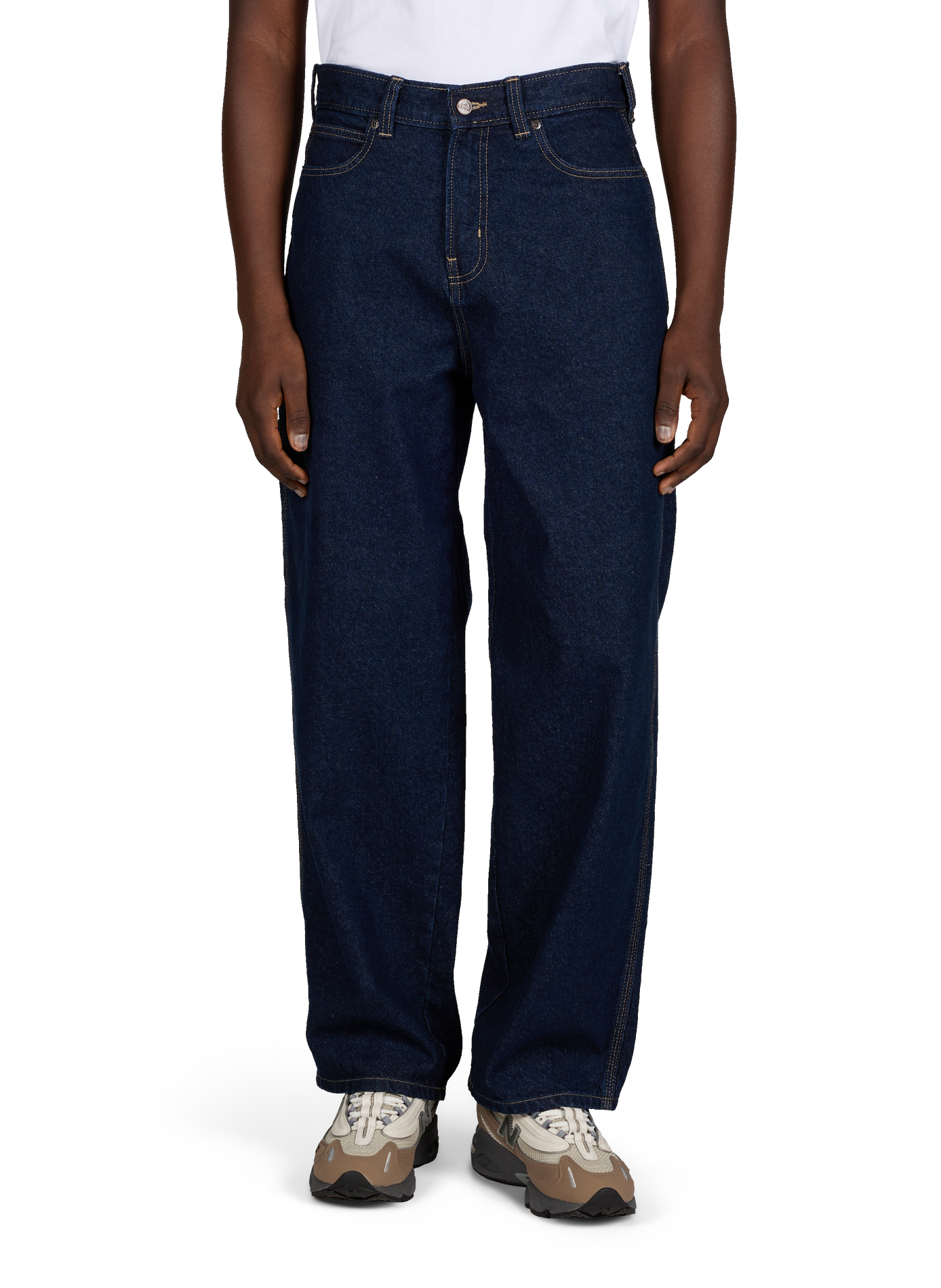 Baggy cotton jeans DICKIES Blue