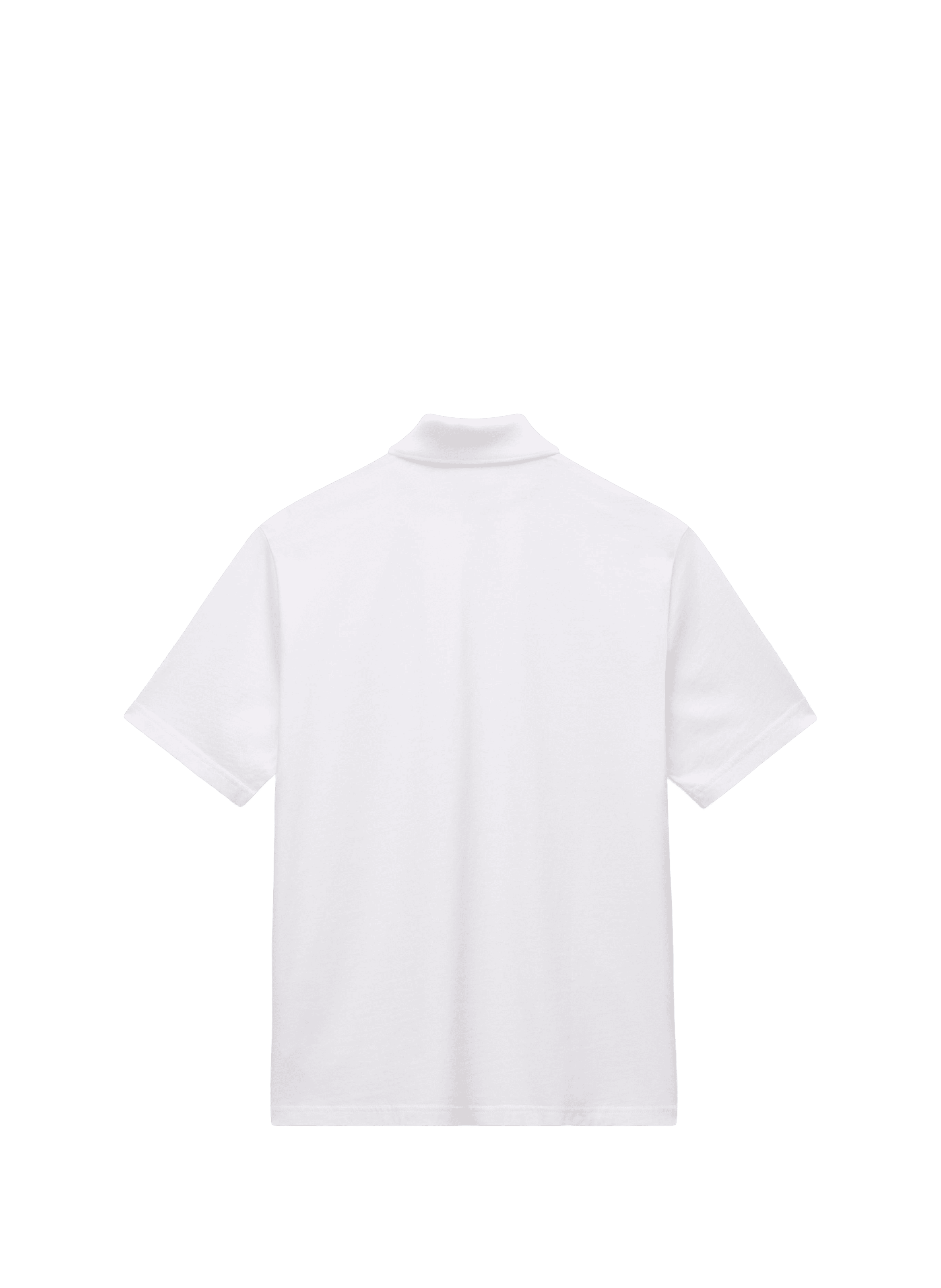 Polo manches courtes E-Nedles en coton NAPAPIJRI Blanc