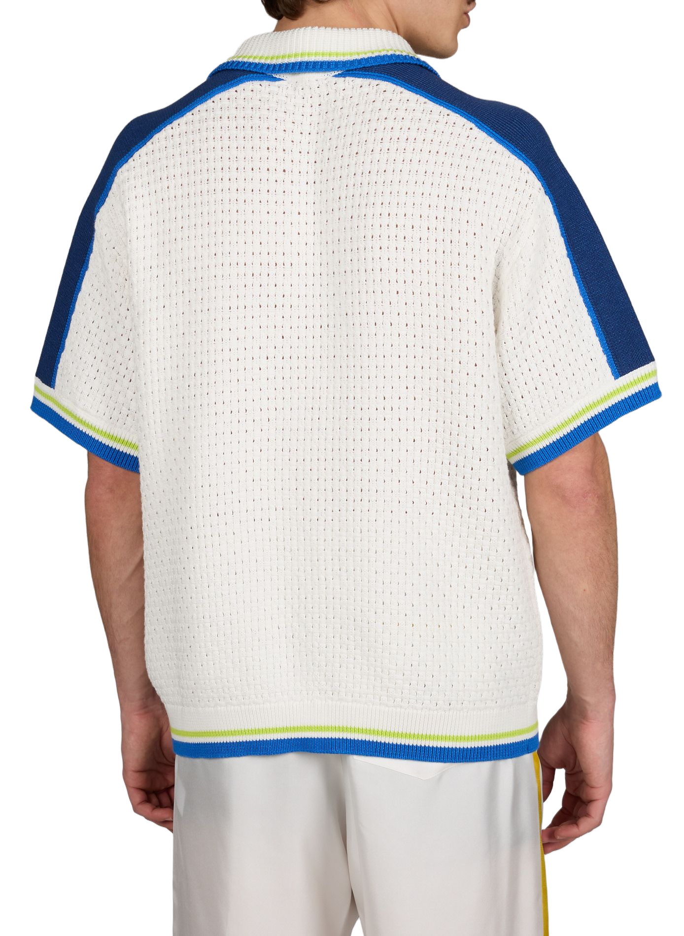 Short-sleeved knit shirt Multicolour