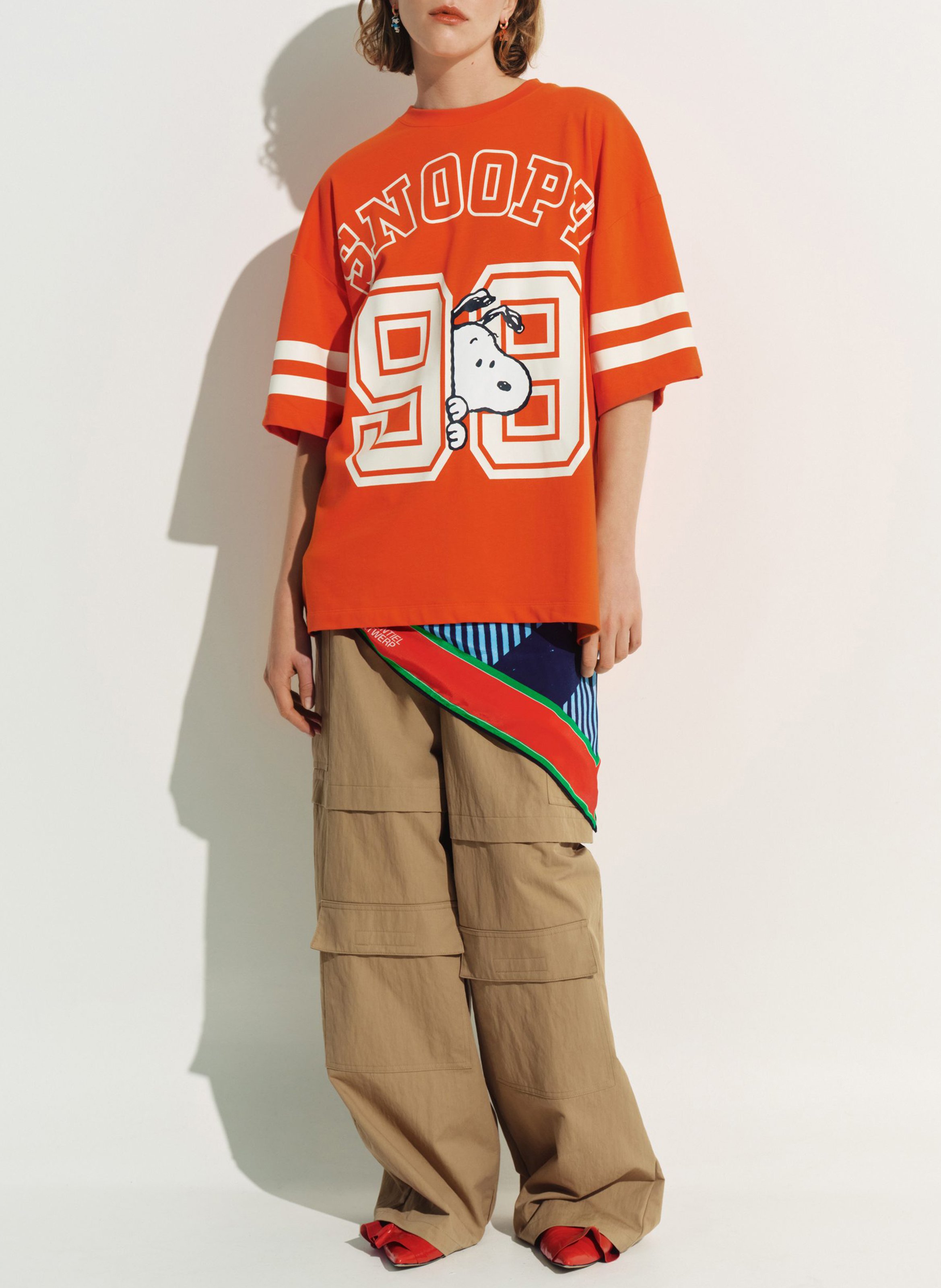 Tee-shirt col rond en coton joopio ESSENTIEL ANTWERP Orange