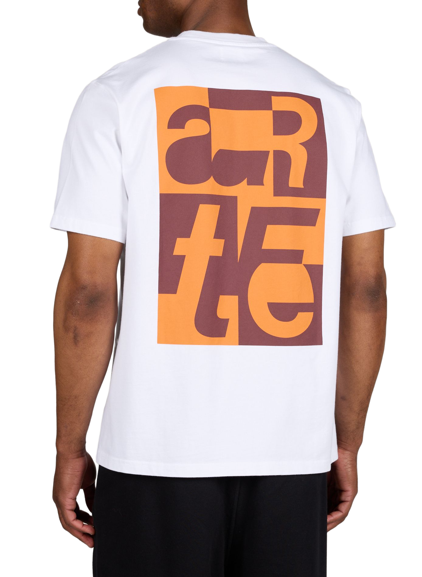 T-shirt imprimé au dos en coton ARTE ANTWERP Blanc