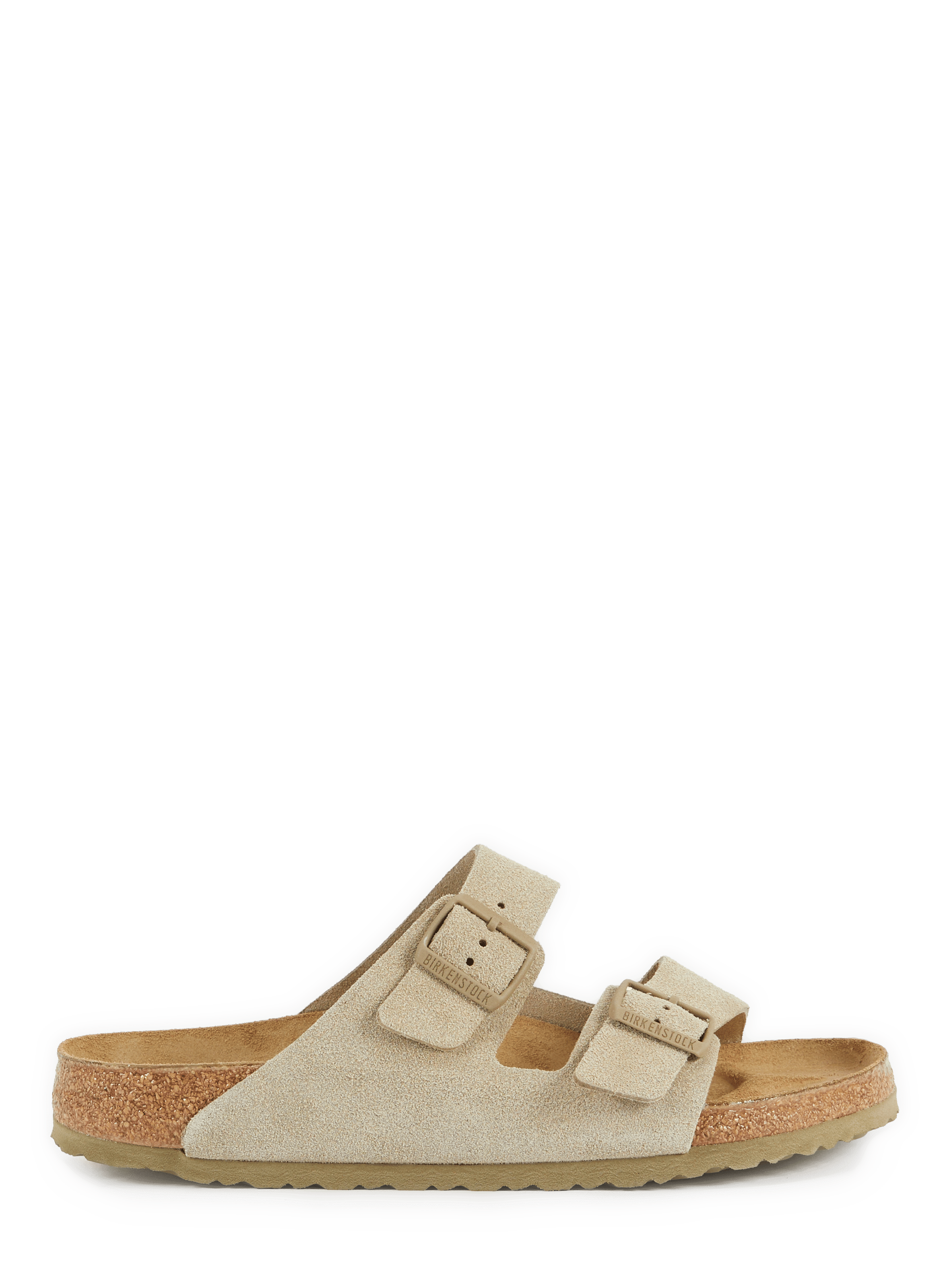 Sandales Arizona en cuir suédé BIRKENSTOCK Beige
