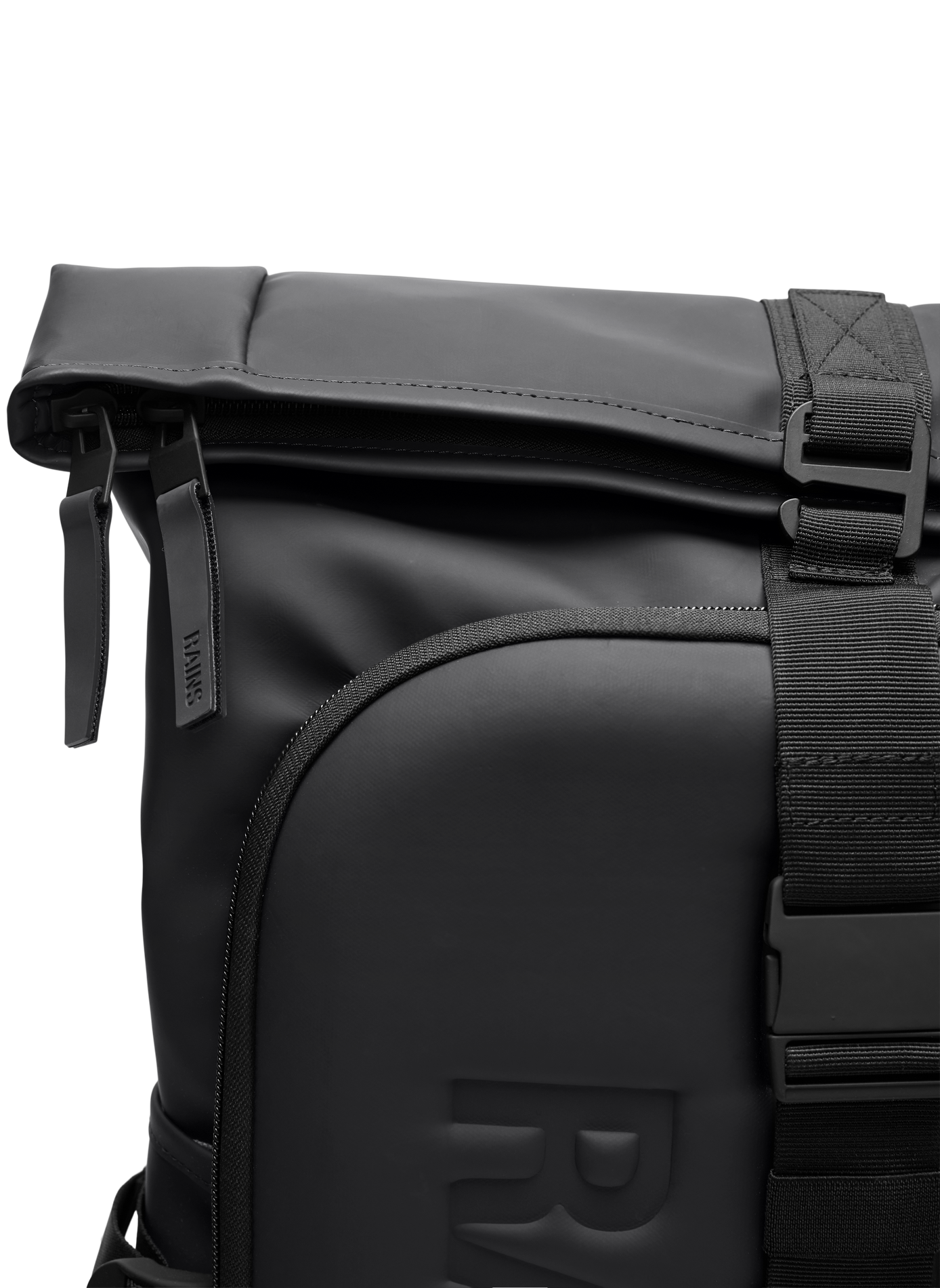 Sac à dos Texel Moulded Backpack imperméable RAINS Noir