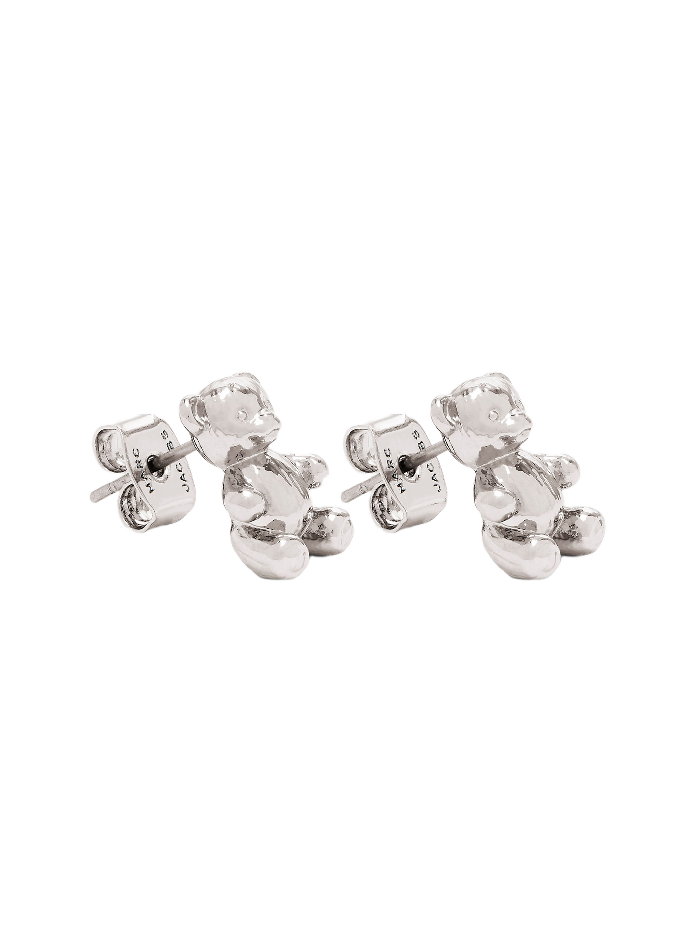 Boucles d'oreilles stud The Teddy Bear MARC JACOBS Argent