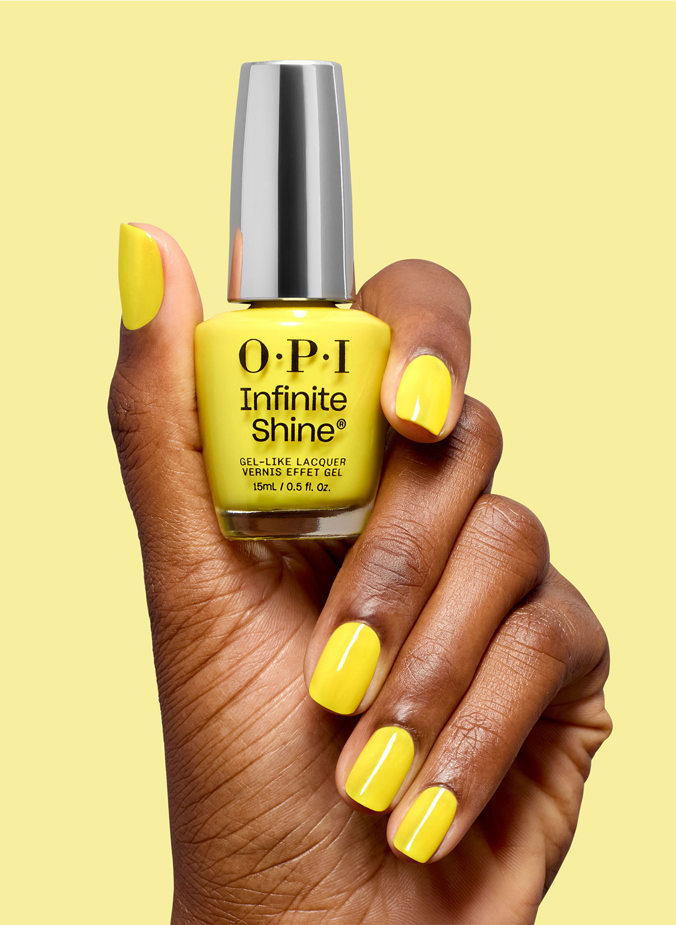 Infinite Shine - Sunkissed and Tell OPI Jaune moyen