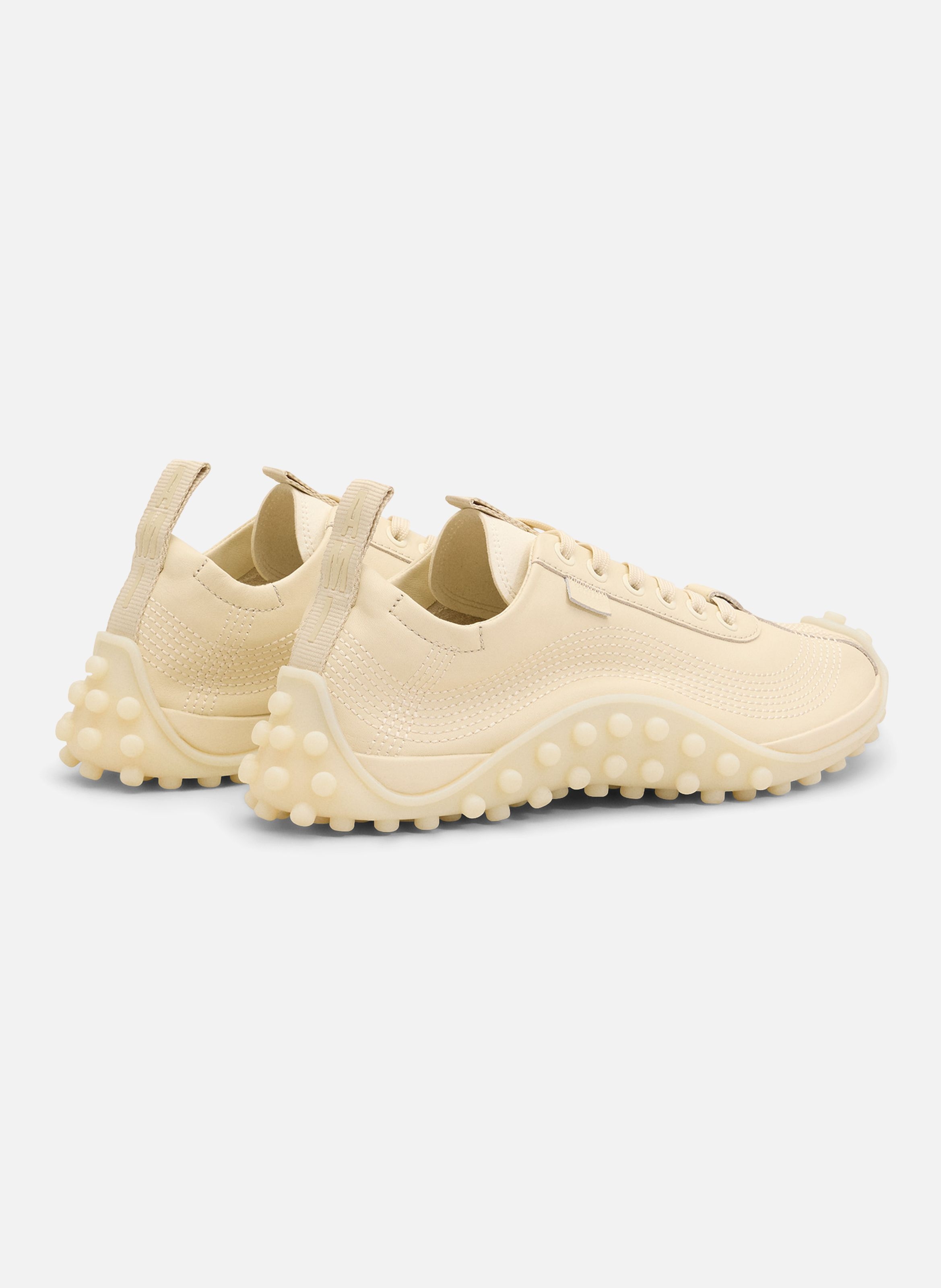 Sneakers mirage unisexes en cuir de veau AMI PARIS Blanc