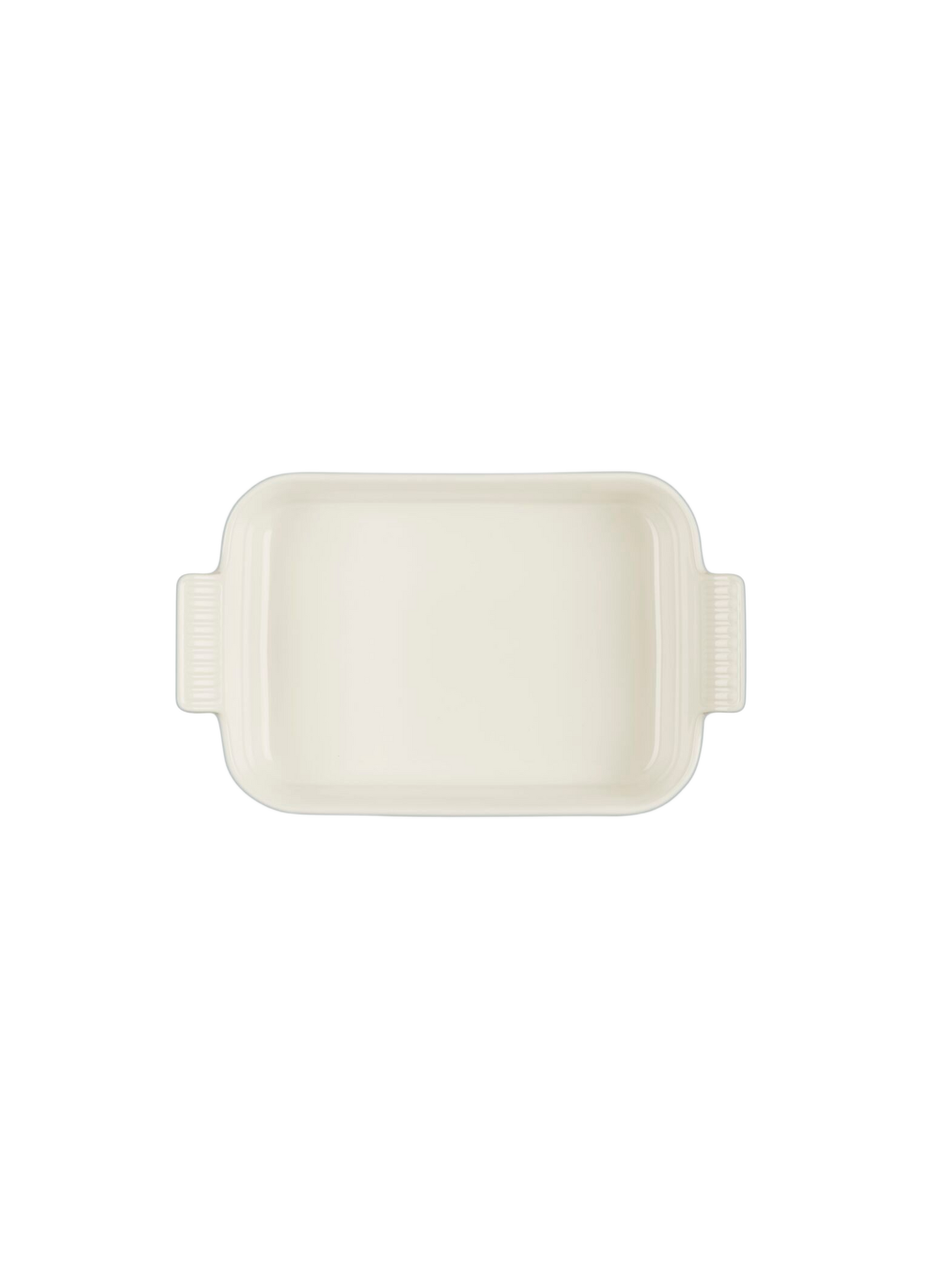 Rechteckige Erbsenplatte aus Keramik LE CREUSET Grau