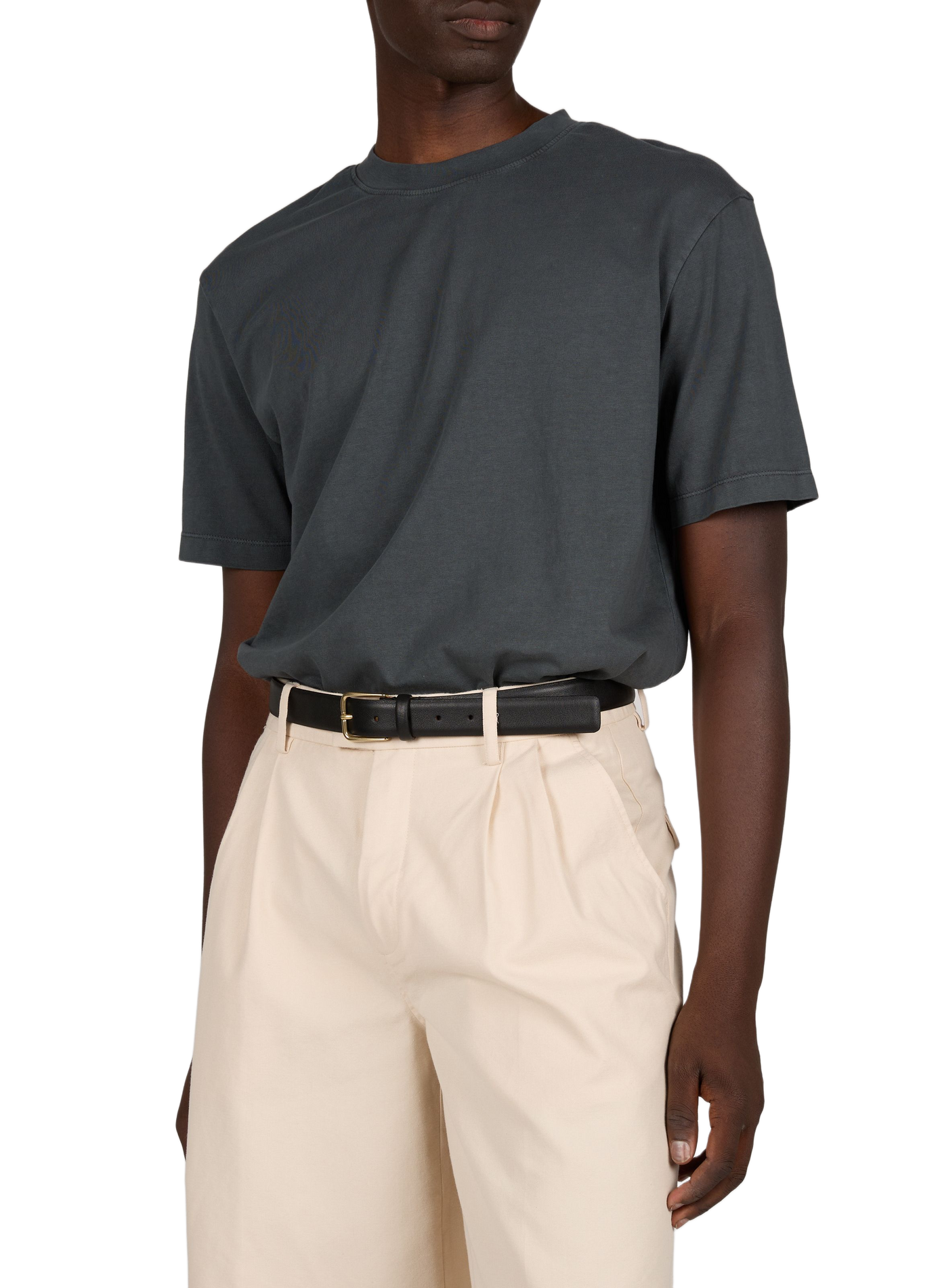 Fluid and flared cotton shirt MINIMUM Grey